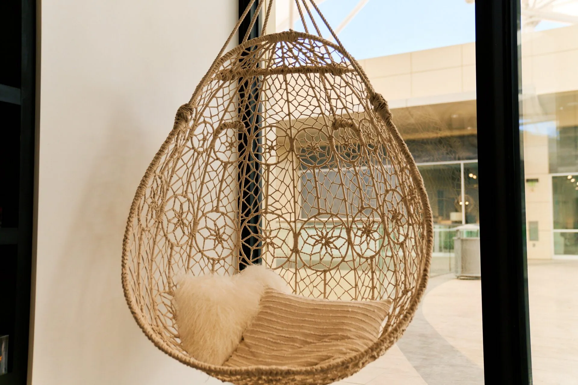 Summer House interior swing at entrance