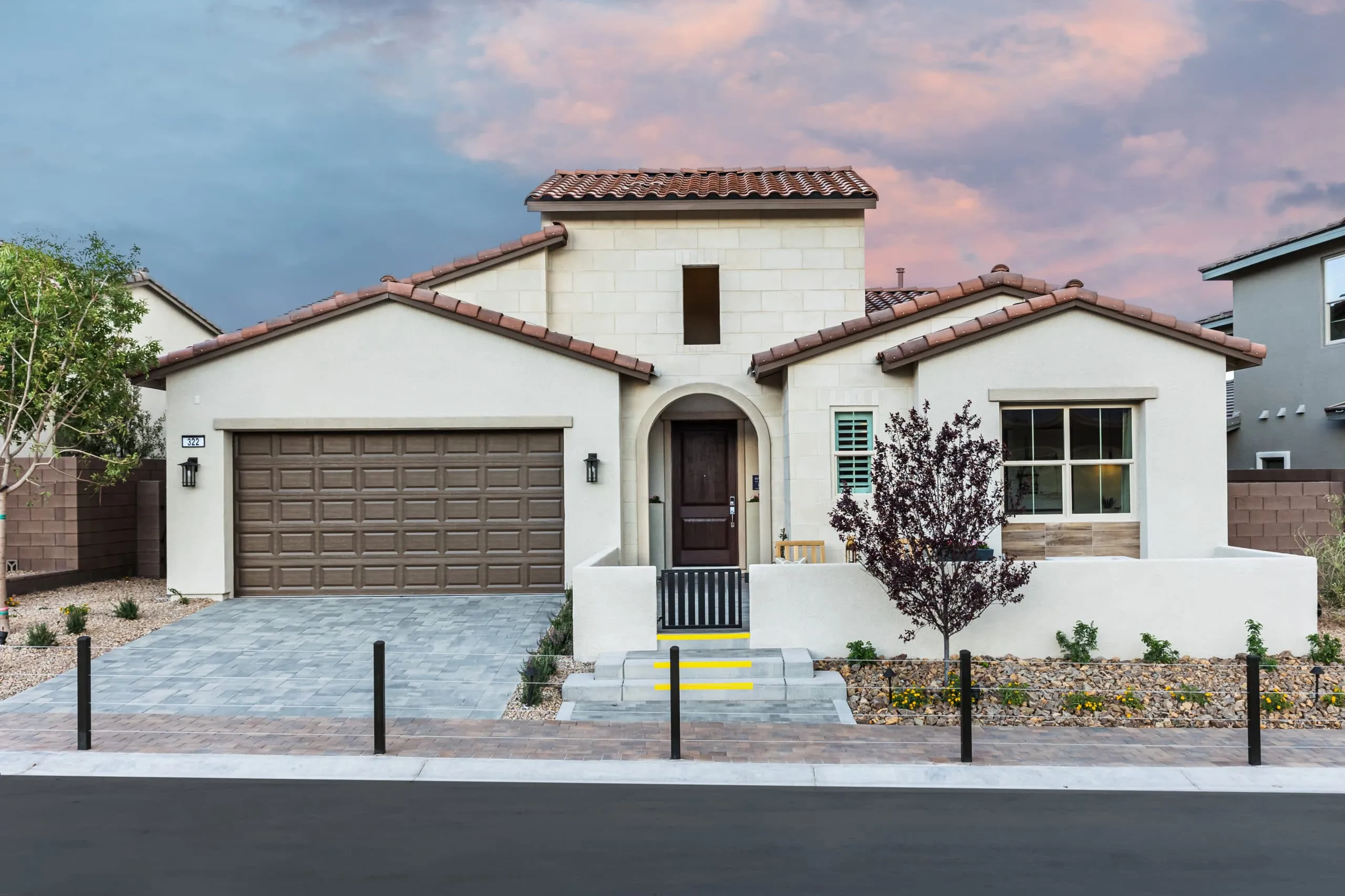Front elevation of Estella Model at Acadia Ridge by Toll Brothers