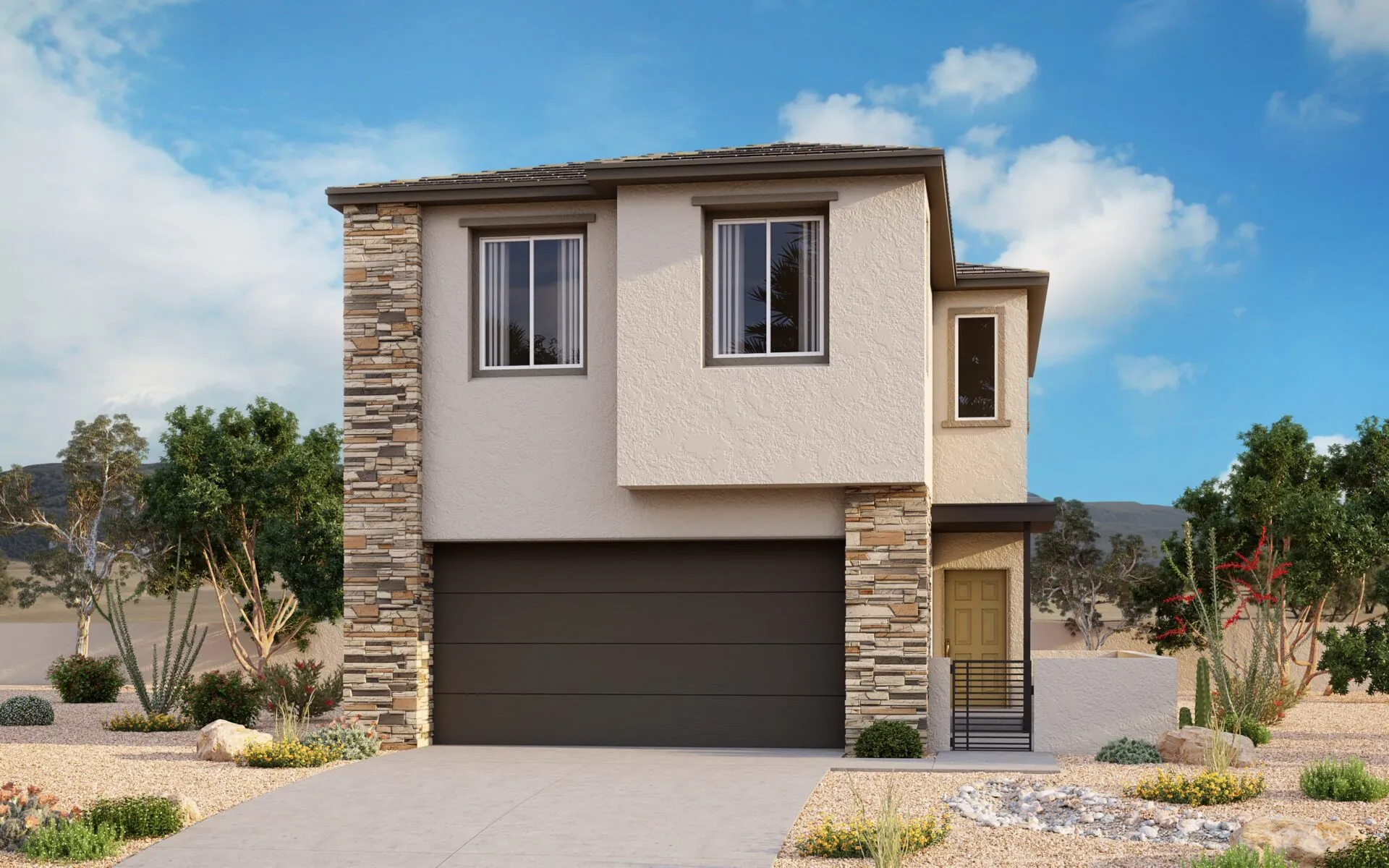 Front Elevation of Beech B at Cascades by Taylor Morrison