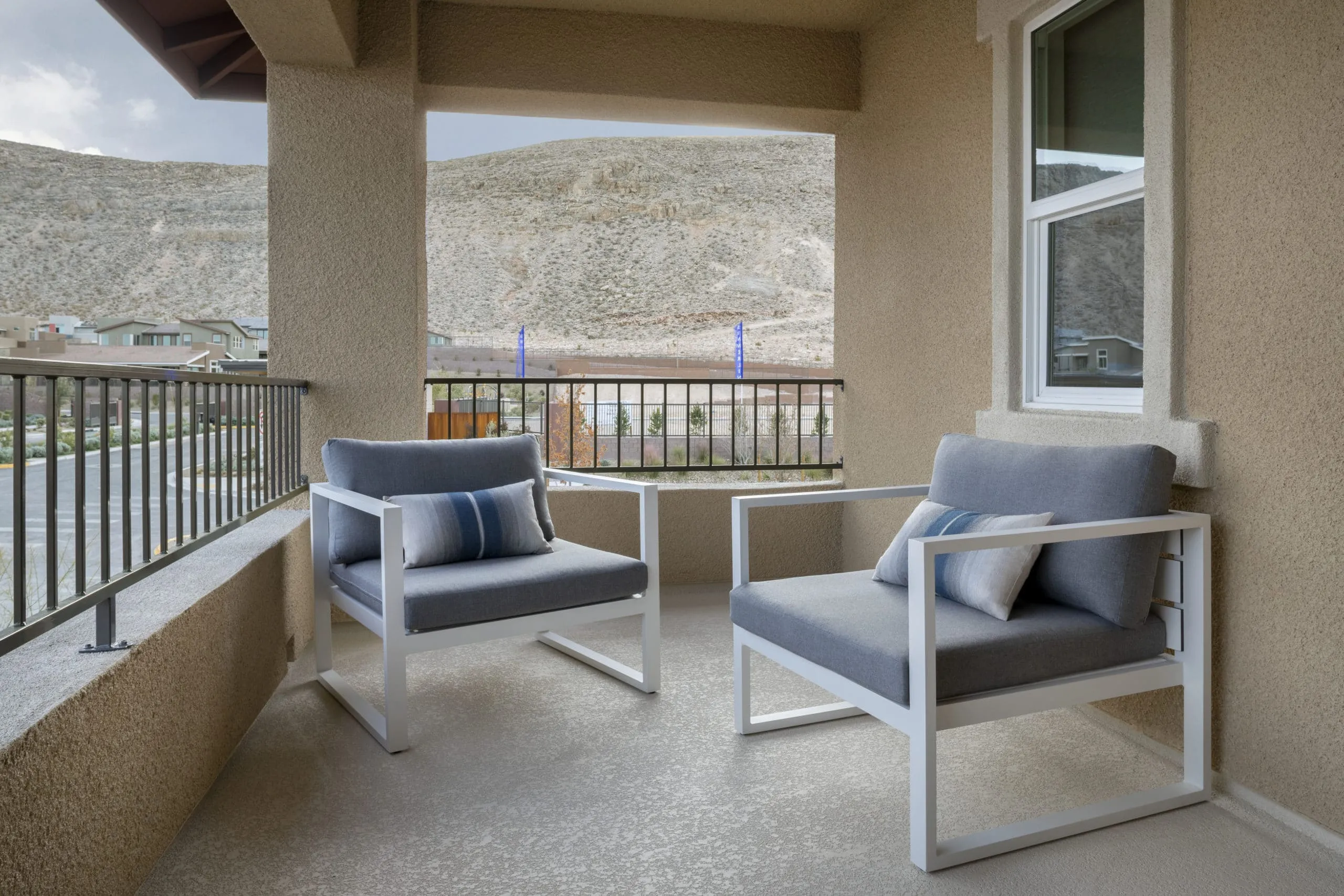 Patio in Plan 2 Model in Jade Ridge by Taylor Morrison in The Cliffs in Summerlin