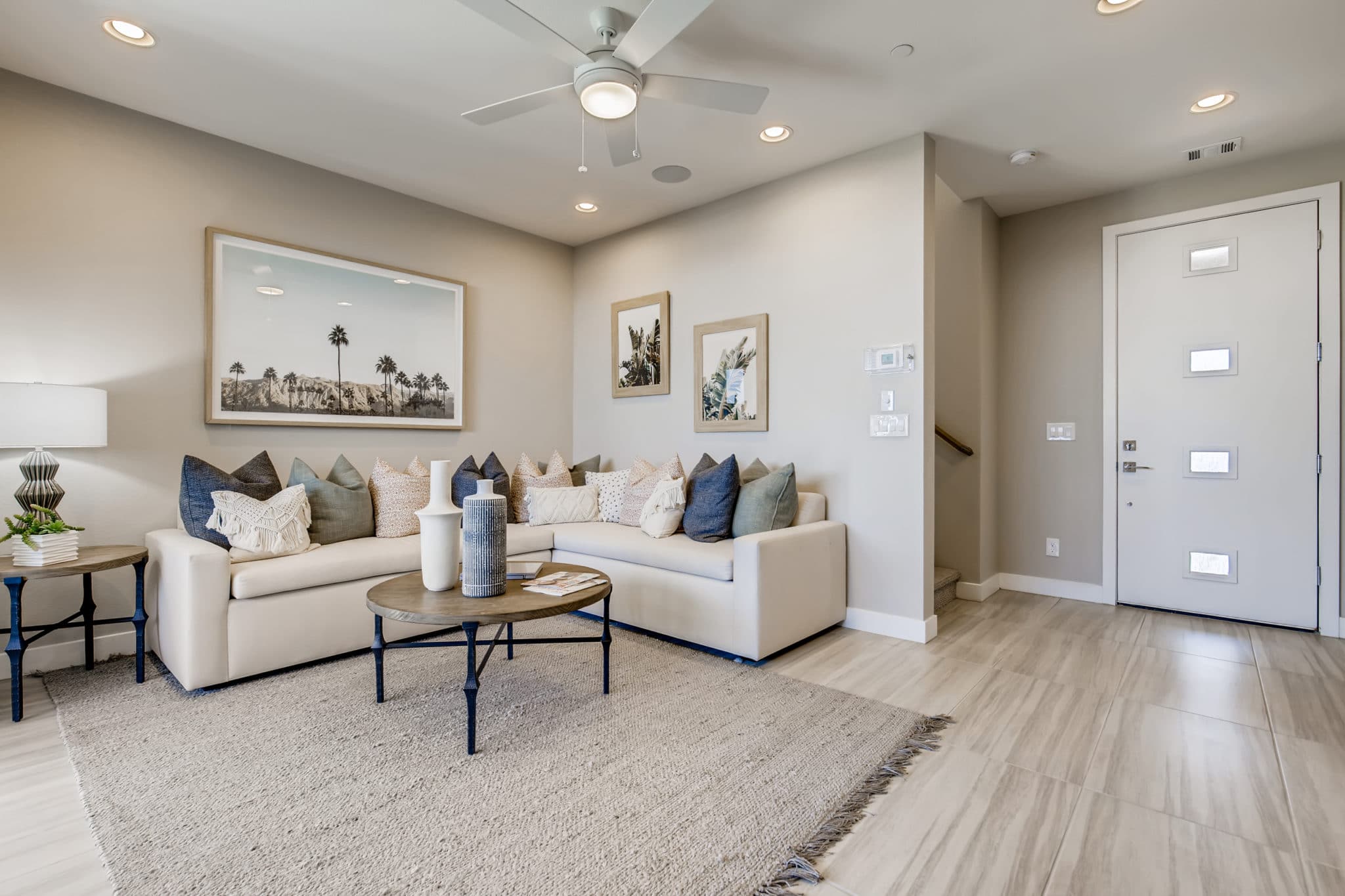 Living Room of Amber Plan 3 at Obsidian by Woodside