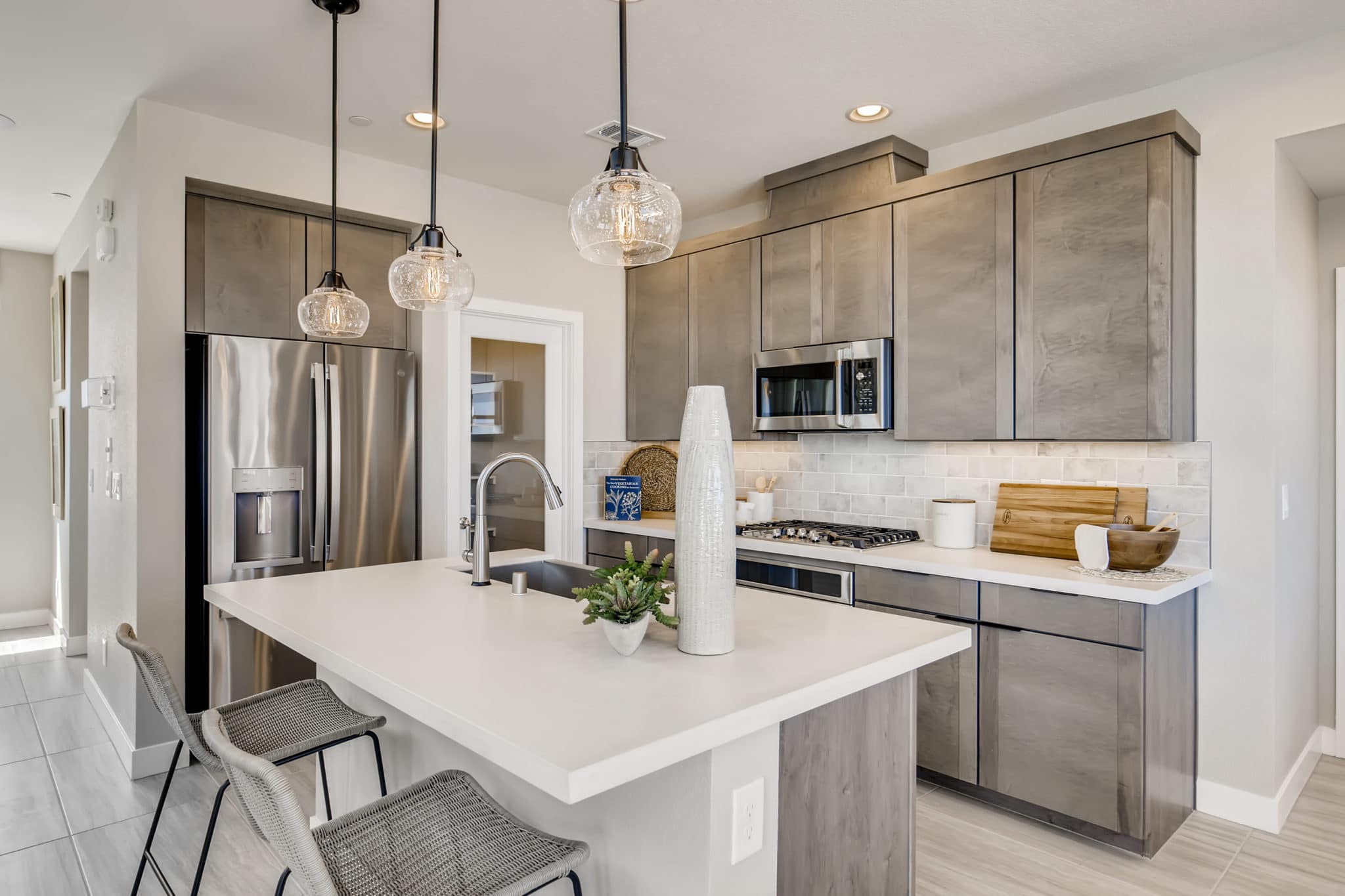 Kitchen of Amber Plan 3 at Obsidian by Woodside