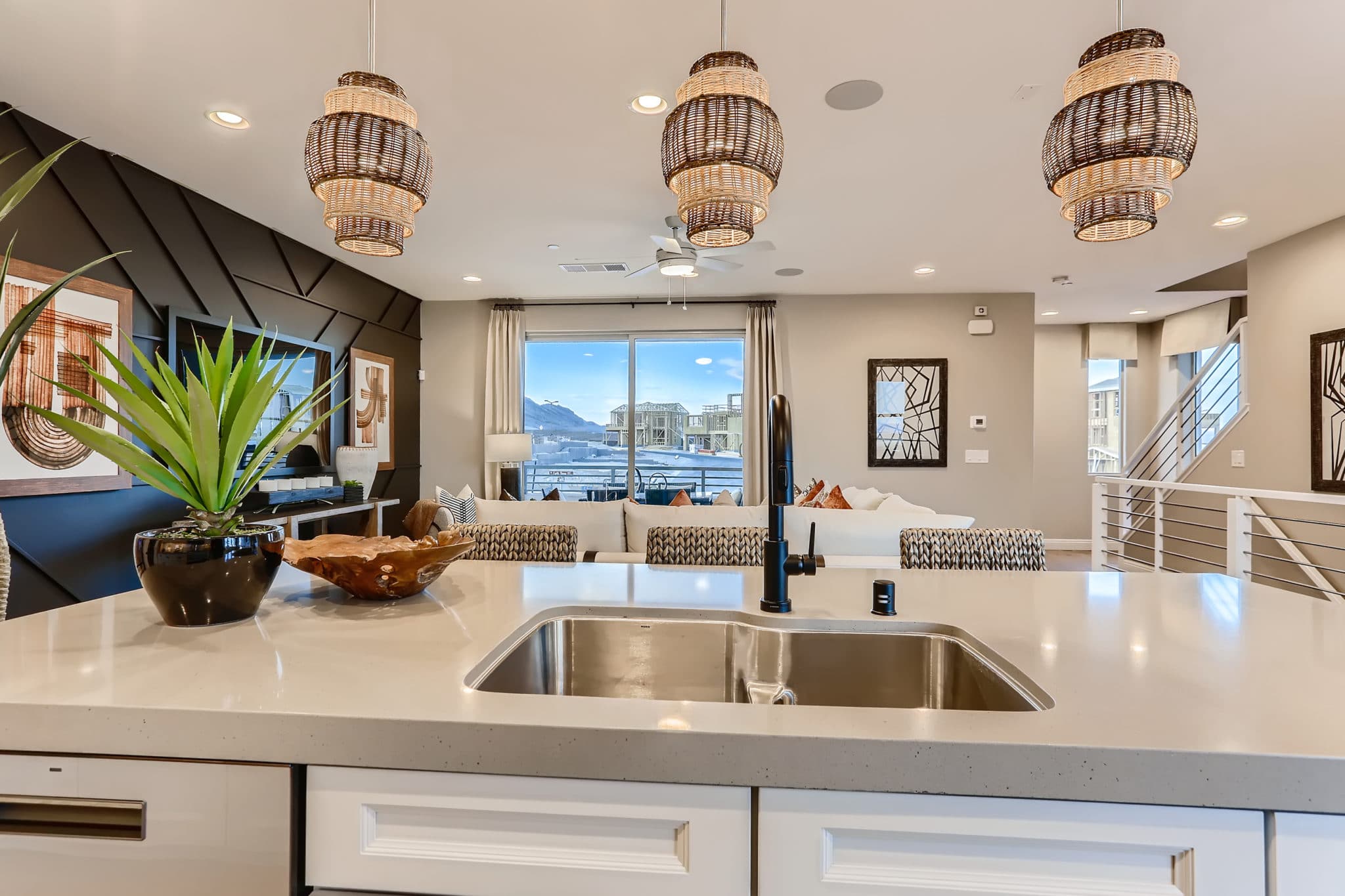 Kitchen of Sapphire Plan 5 at Obsidian by Woodside
