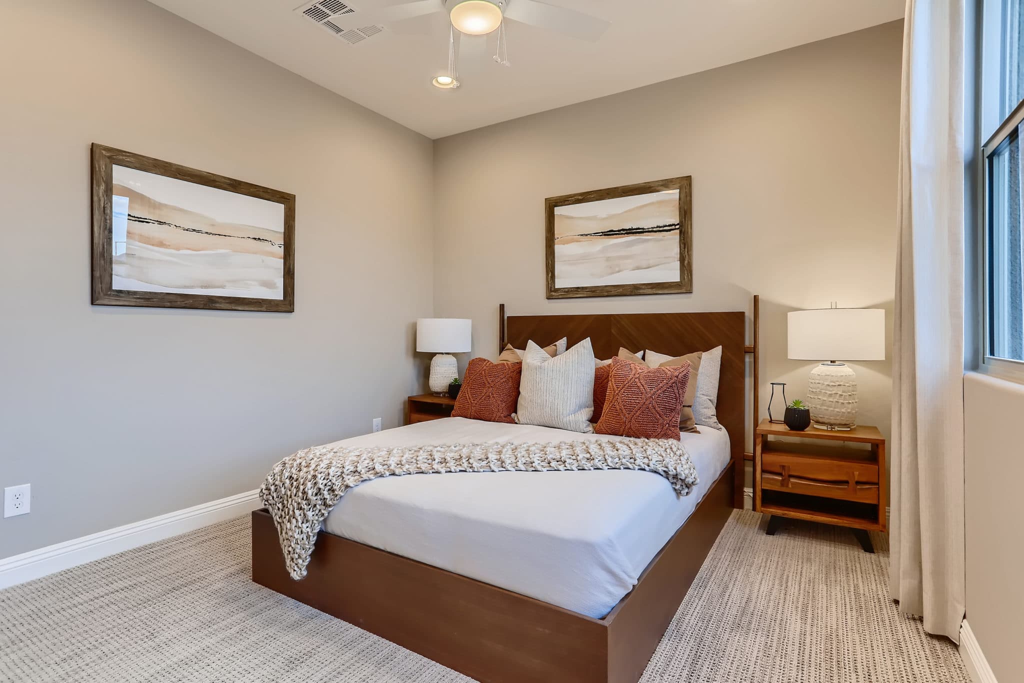 Bedroom of Sapphire Plan 5 at Obsidian by Woodside