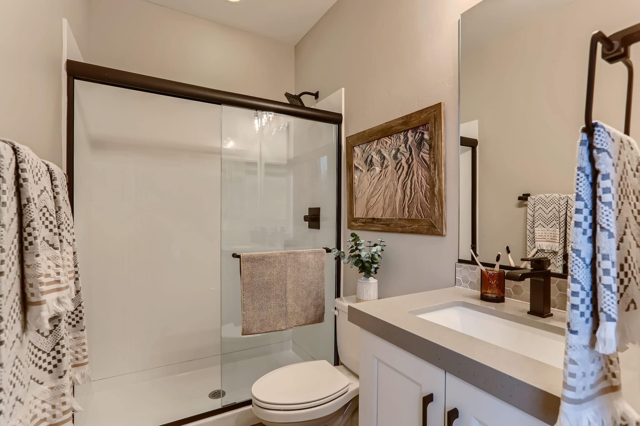 Bathroom of Sapphire Plan 5 at Obsidian by Woodside