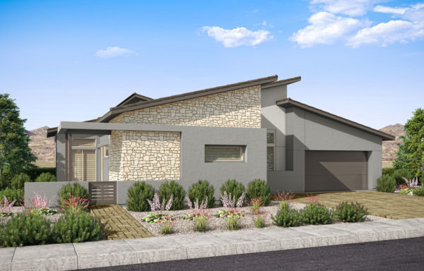 Front Elevation A of Plan 3 at Overlook by Tri Pointe
