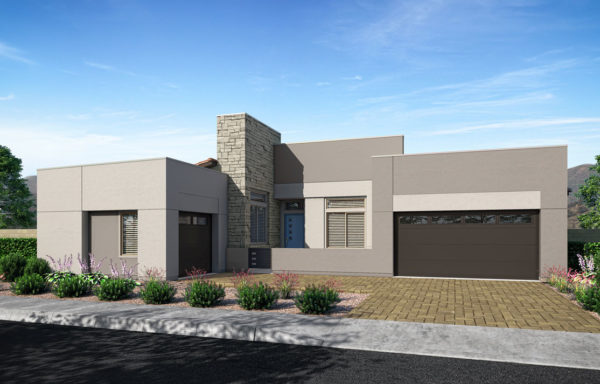 Front Elevation C of Plan 2 at Overlook by Tri Pointe