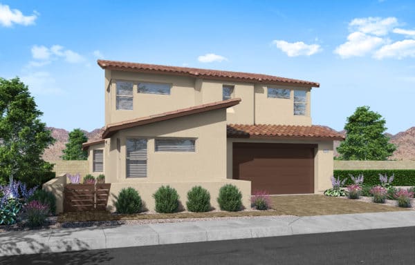Front Elevation A of Plan 2 of Kings Canyon by Tri Pointe Homes