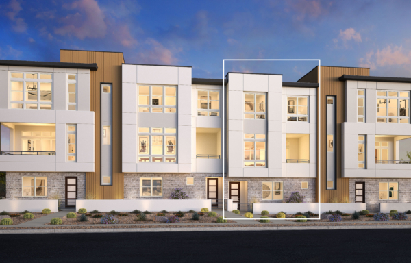 Front Elevation of Casella Floorplan at Cordillera by Toll Brothers