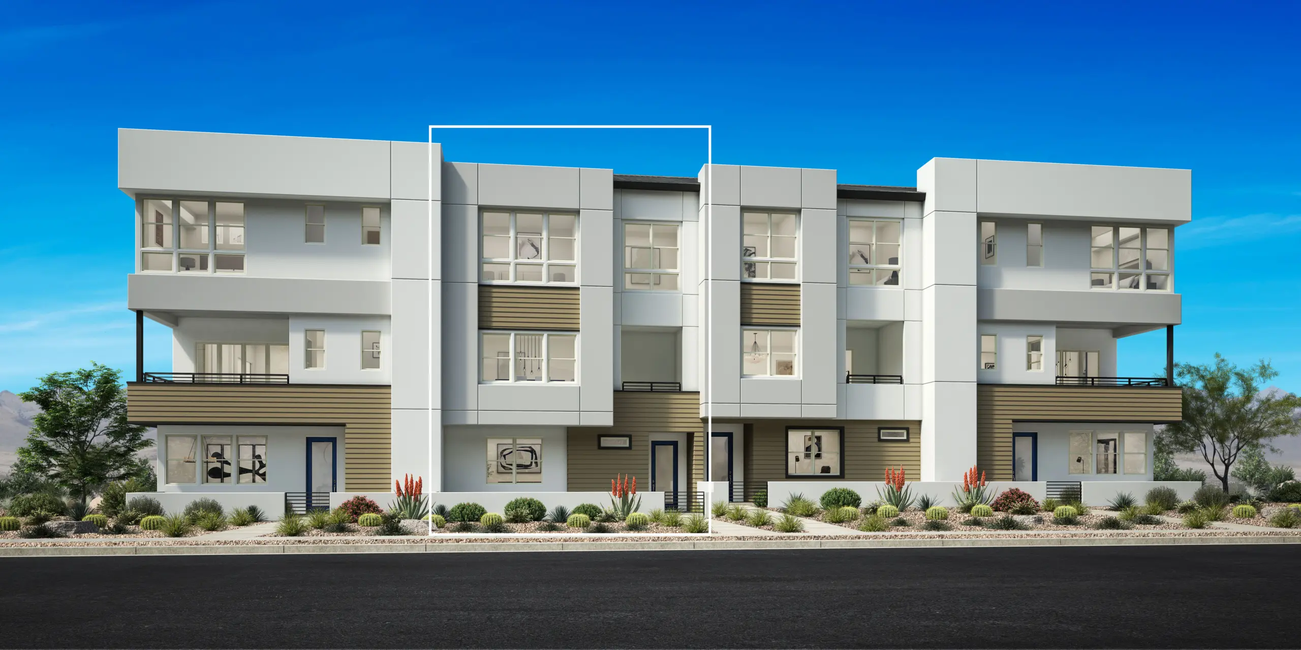 Front Elevation of Luciana Floorplan at Cordillera by Toll Brothers