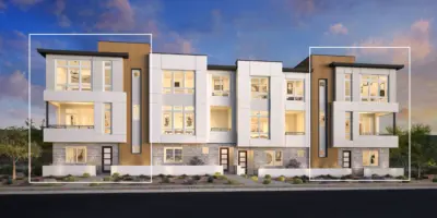 Front Elevation of Renata Floorplan at Cordillera by Toll Brothers