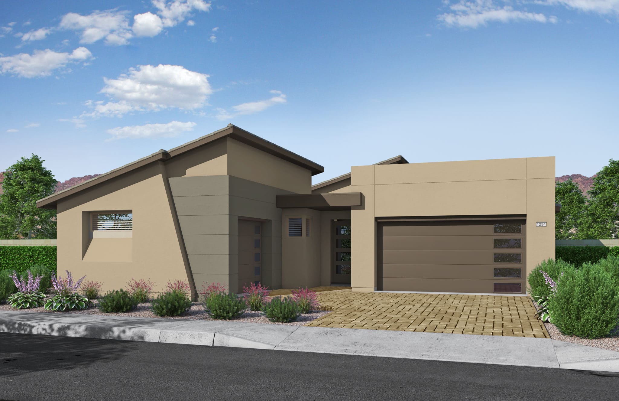 Front Elevation C of Plan 1 at Kings Canyon by Tri Pointe Homes