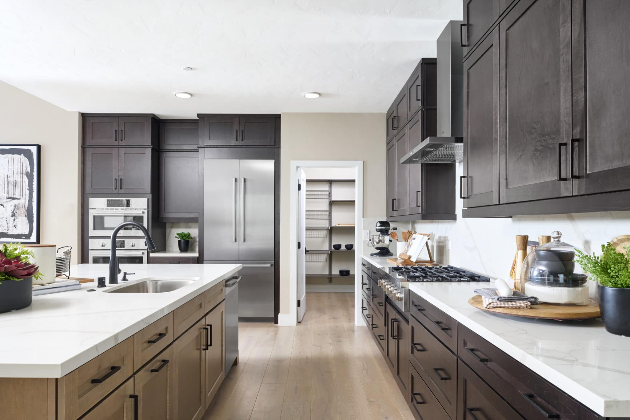 Kitchen of Plan 1 at Kings Canyon by Tri Pointe Homes