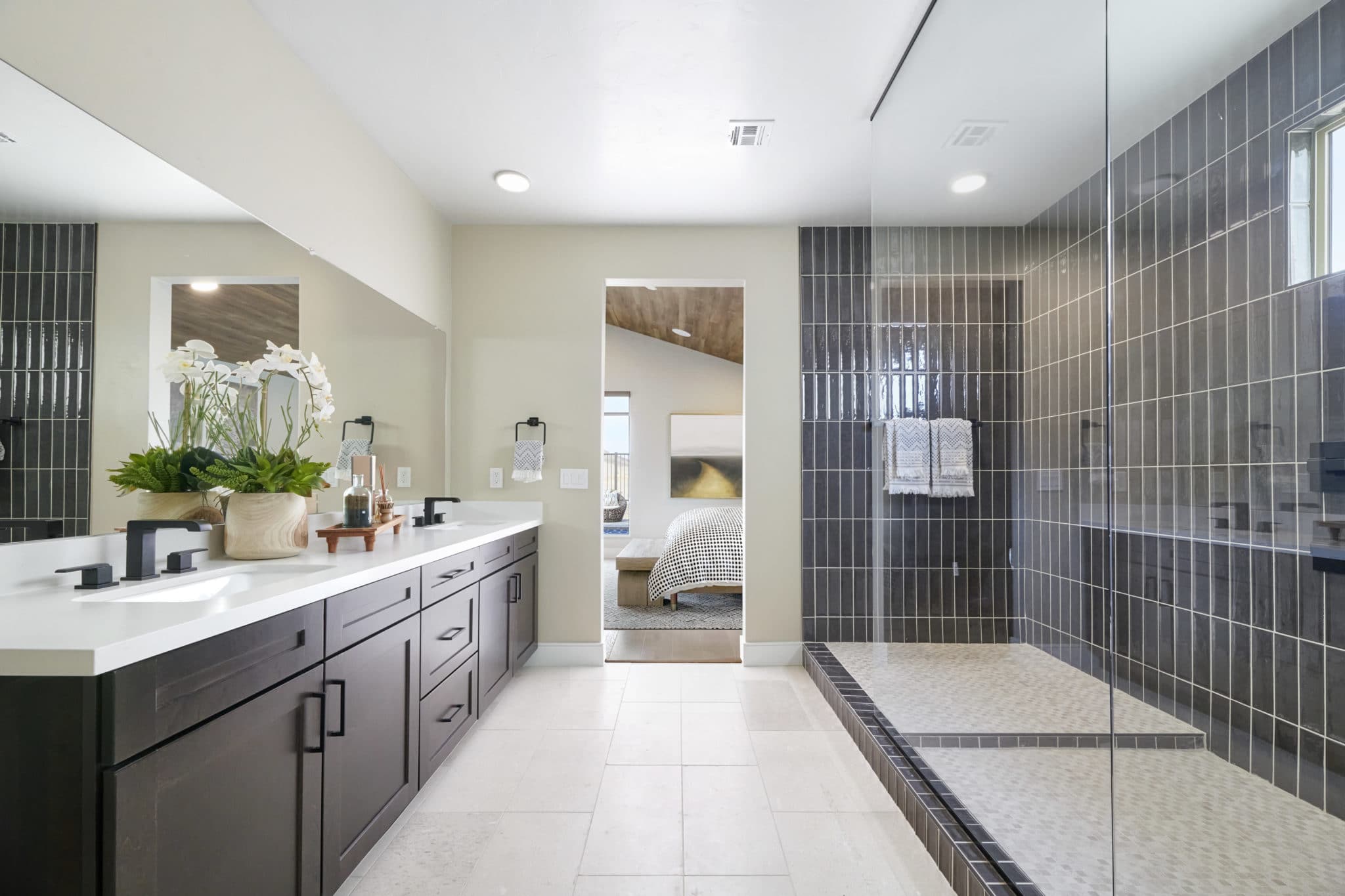 Primary Bathroom of Plan 1 at Kings Canyon by Tri Pointe Homes