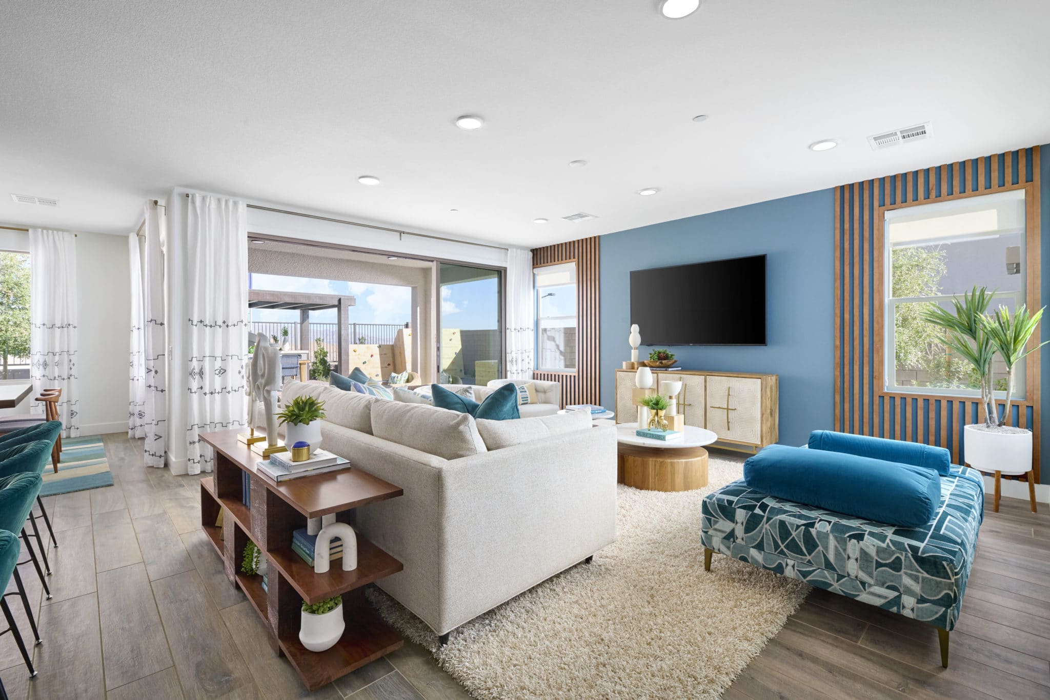 Great Room of Plan 3 at Kings Canyon by Tri Pointe Homes