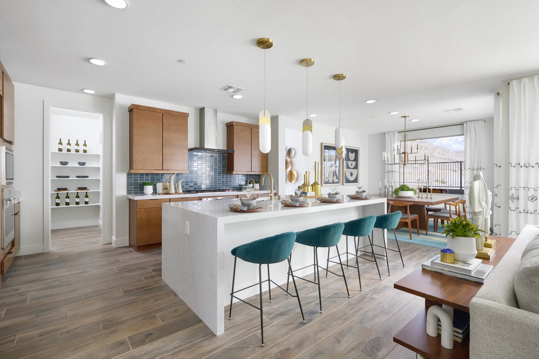 Kitchen of Plan 3 at Kings Canyon by Tri Pointe Homes