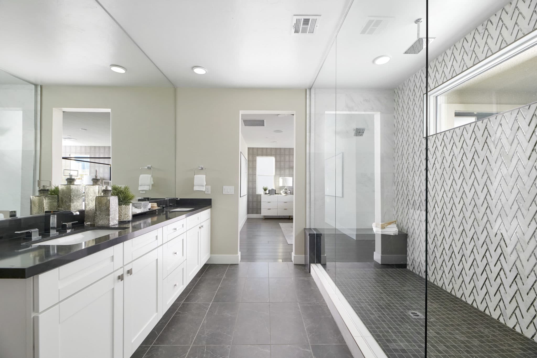 Primary Bathroom of Plan 4 at Kings Canyon by Tri Pointe Homes