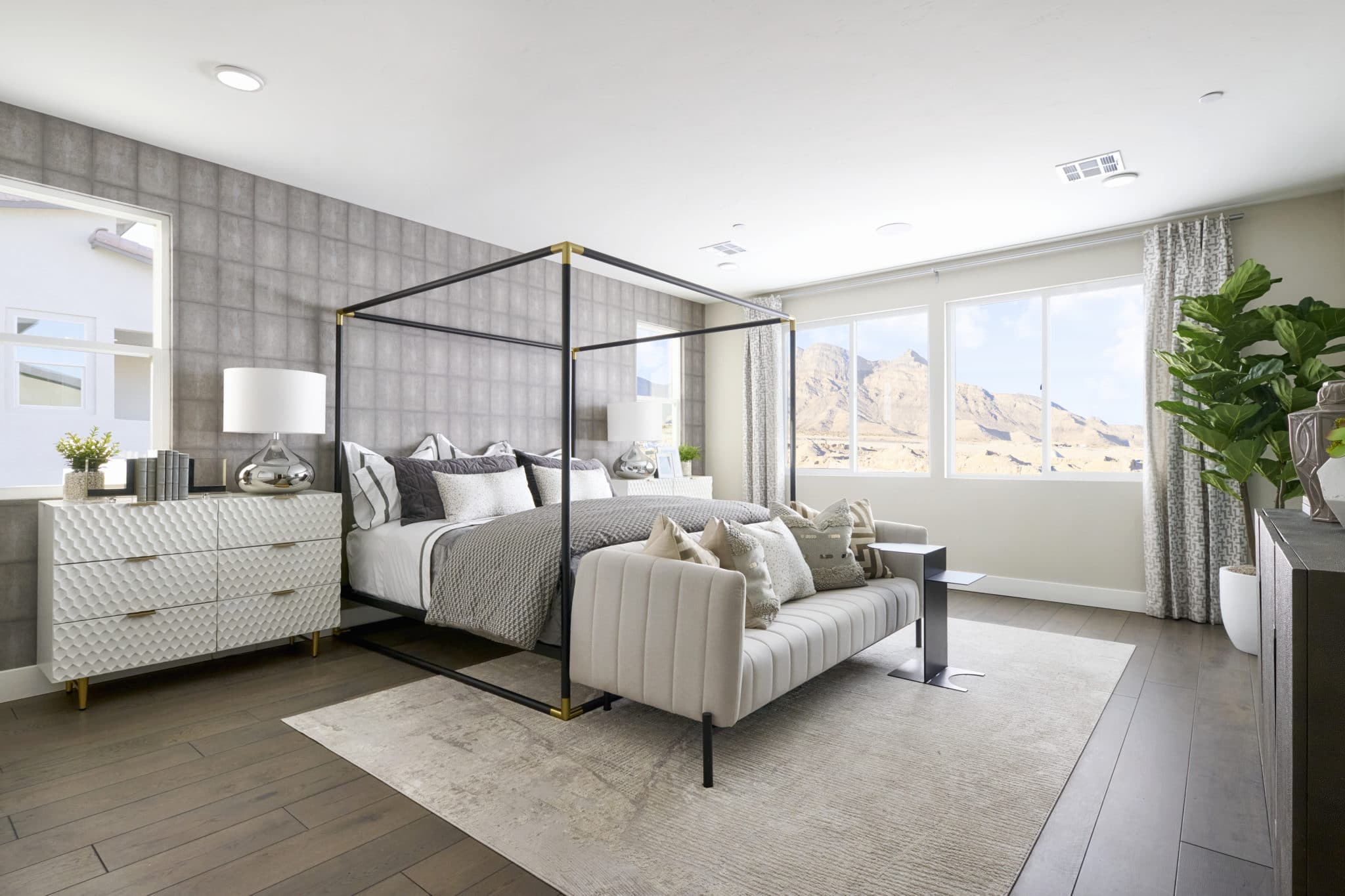 Primary Bedroom of Plan 4 at Kings Canyon by Tri Pointe Homes