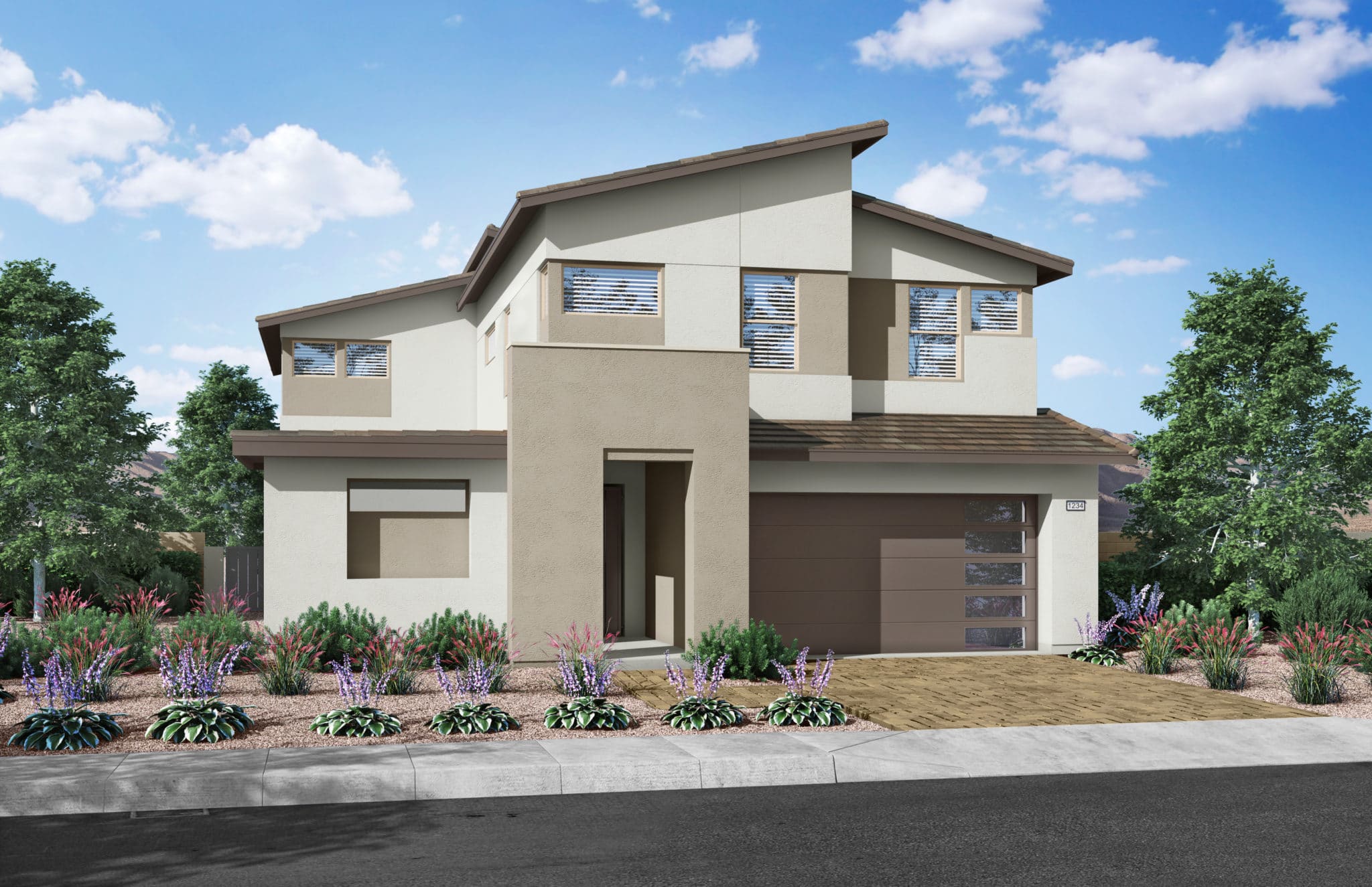 Front Elevation C of Plan 3 at Kings Canyon by Tri Pointe Homes