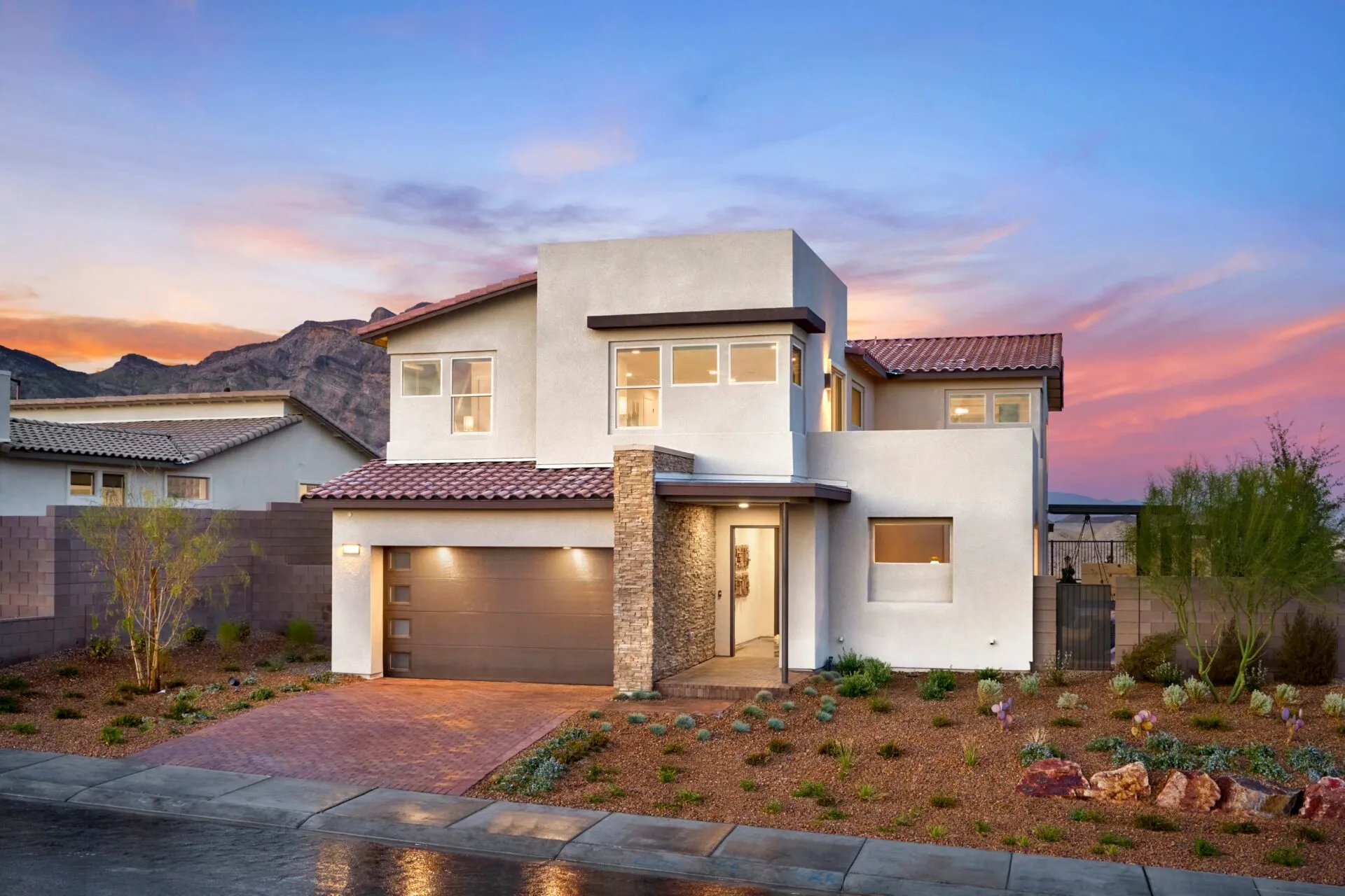 Front Elevation of Plan 3 at Kings Canyon by Tri Pointe Homes
