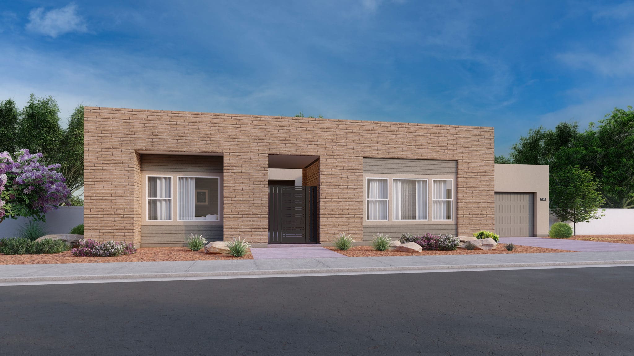 Front Elevation B of Alexander at The Arches by Lennar
