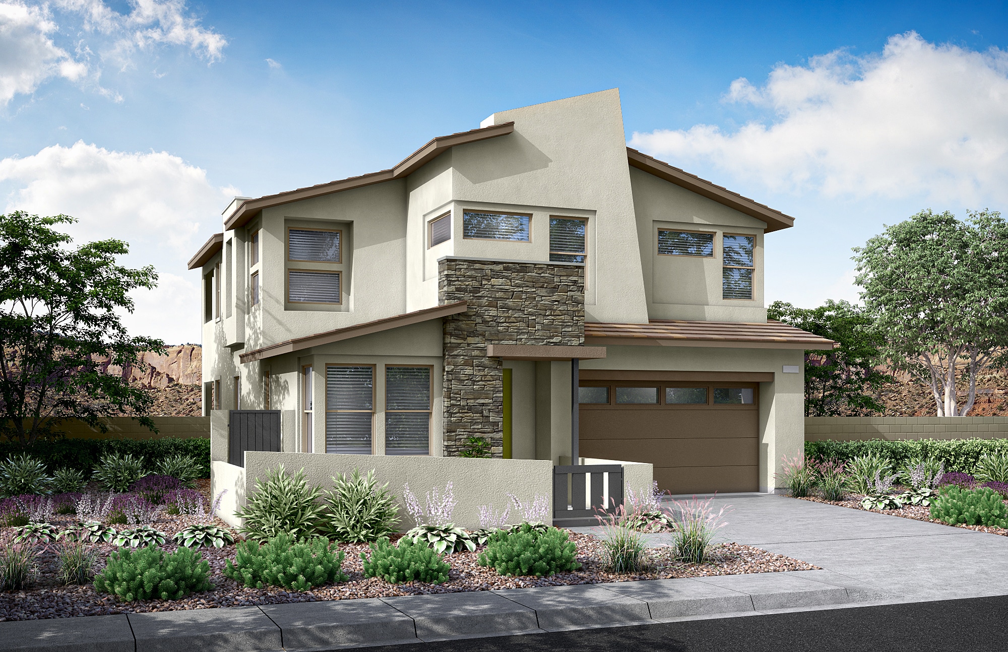 Front Elevation C of Plan 2 at Arroyo's Edge by Tri Pointe Homes