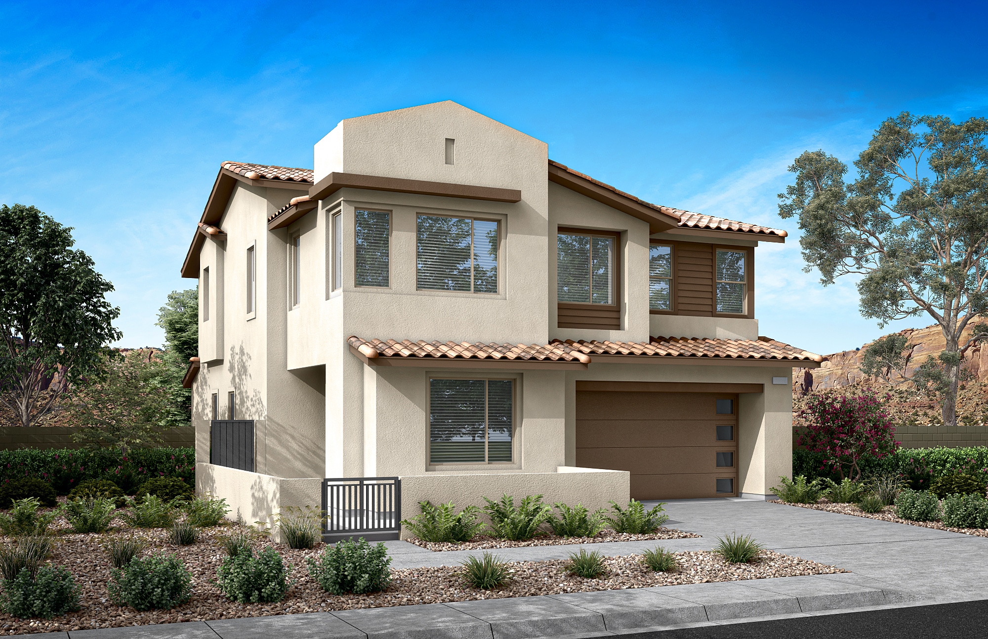Front Elevation A of Plan 3 at Arroyo's Edge by Tri Pointe Homes