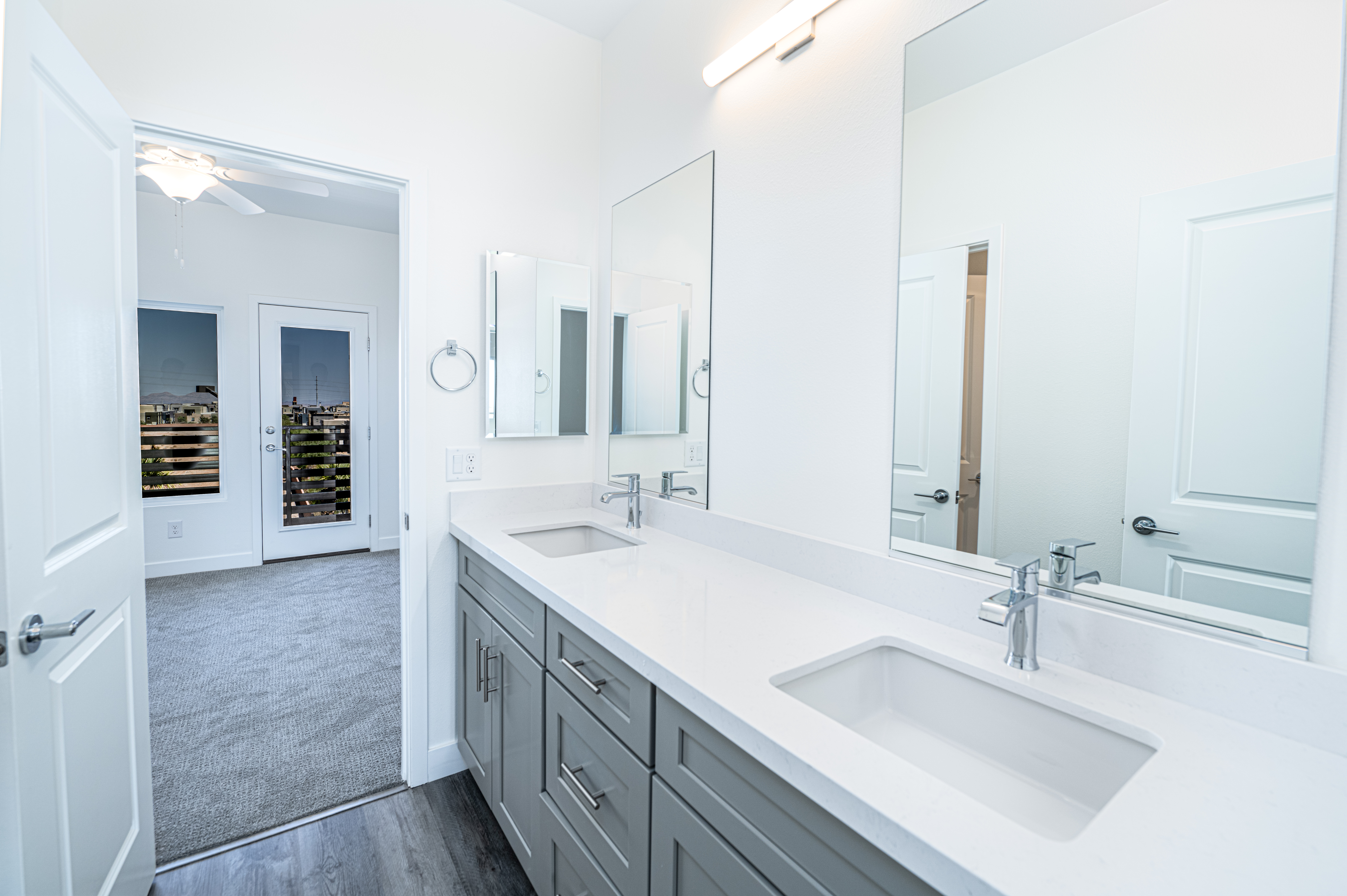 Bathroom of Unit A at Thrive by Edward Homes