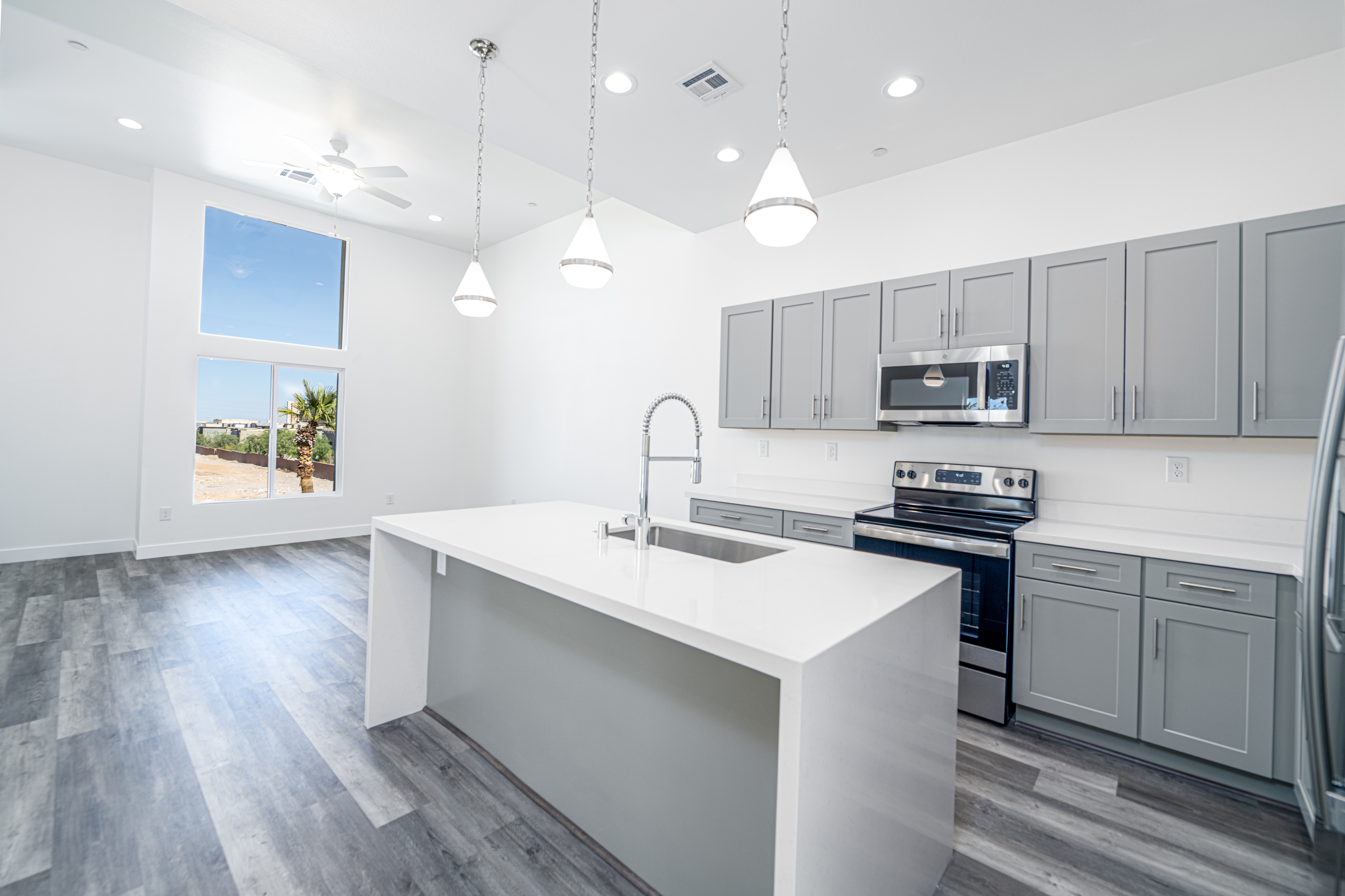 Kitchen of Unit C at Thrive by Edward Homes