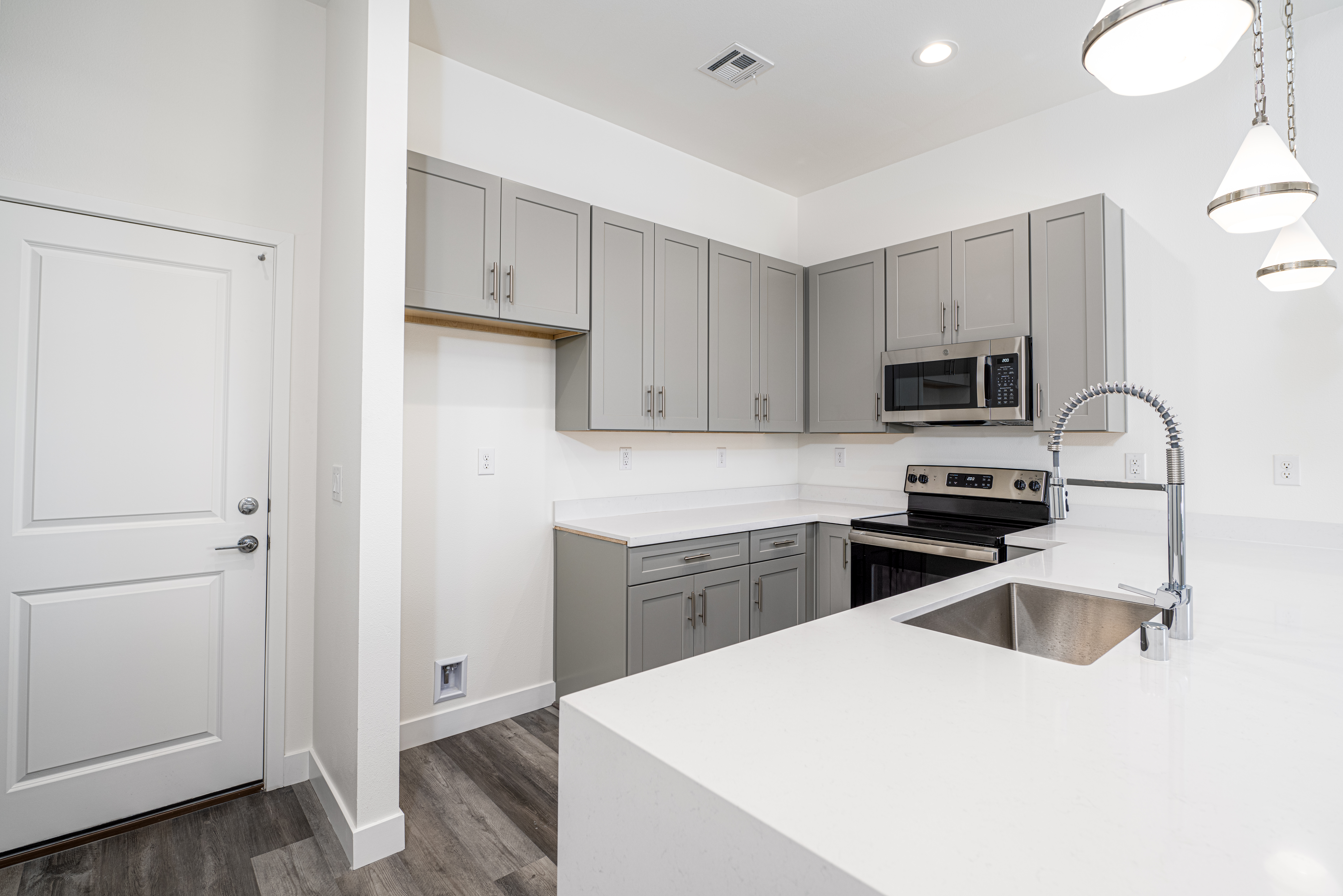 Kitchen of Unit A at Thrive by Edward Homes