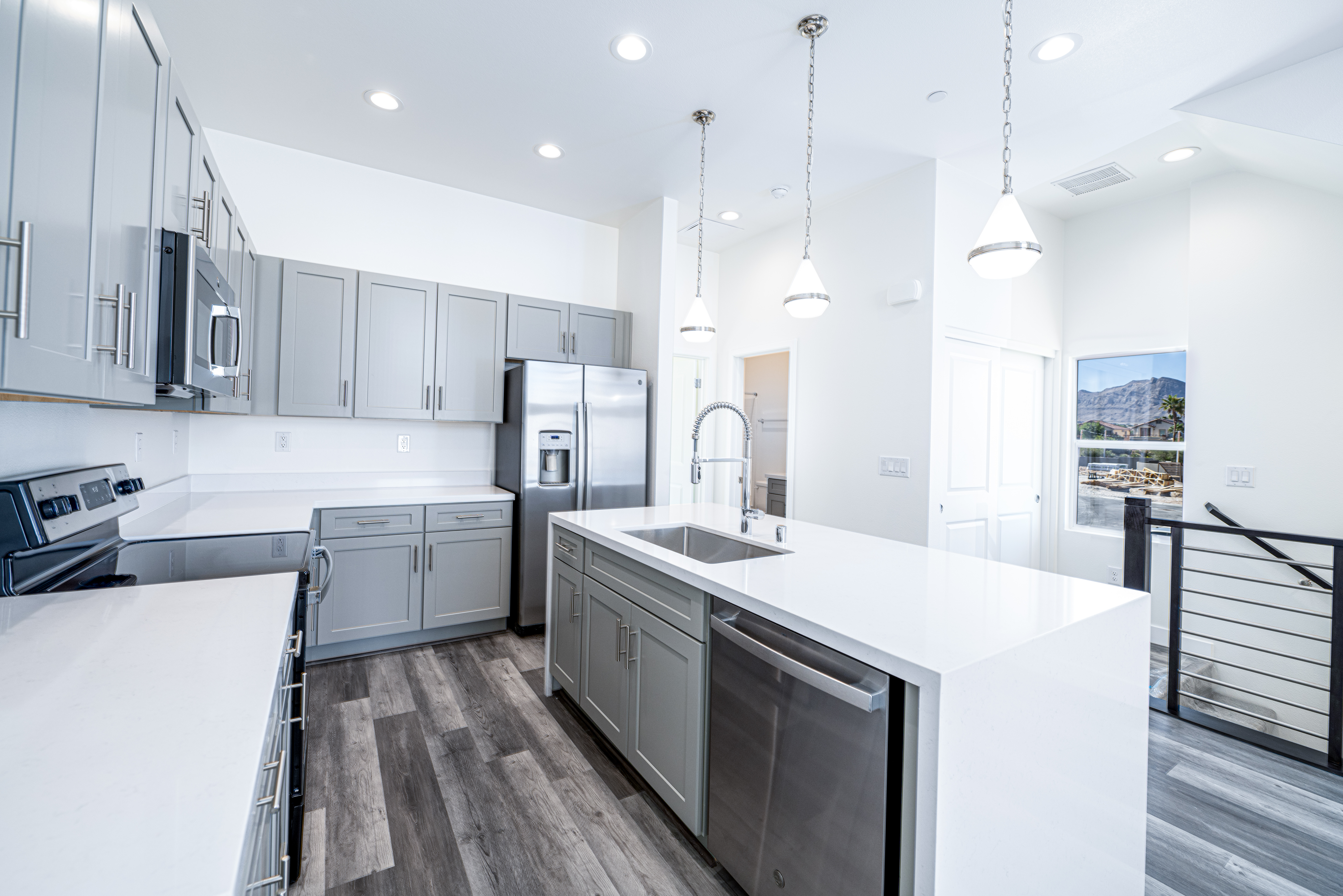 Kitchen of Unit C at Thrive by Edward Homes