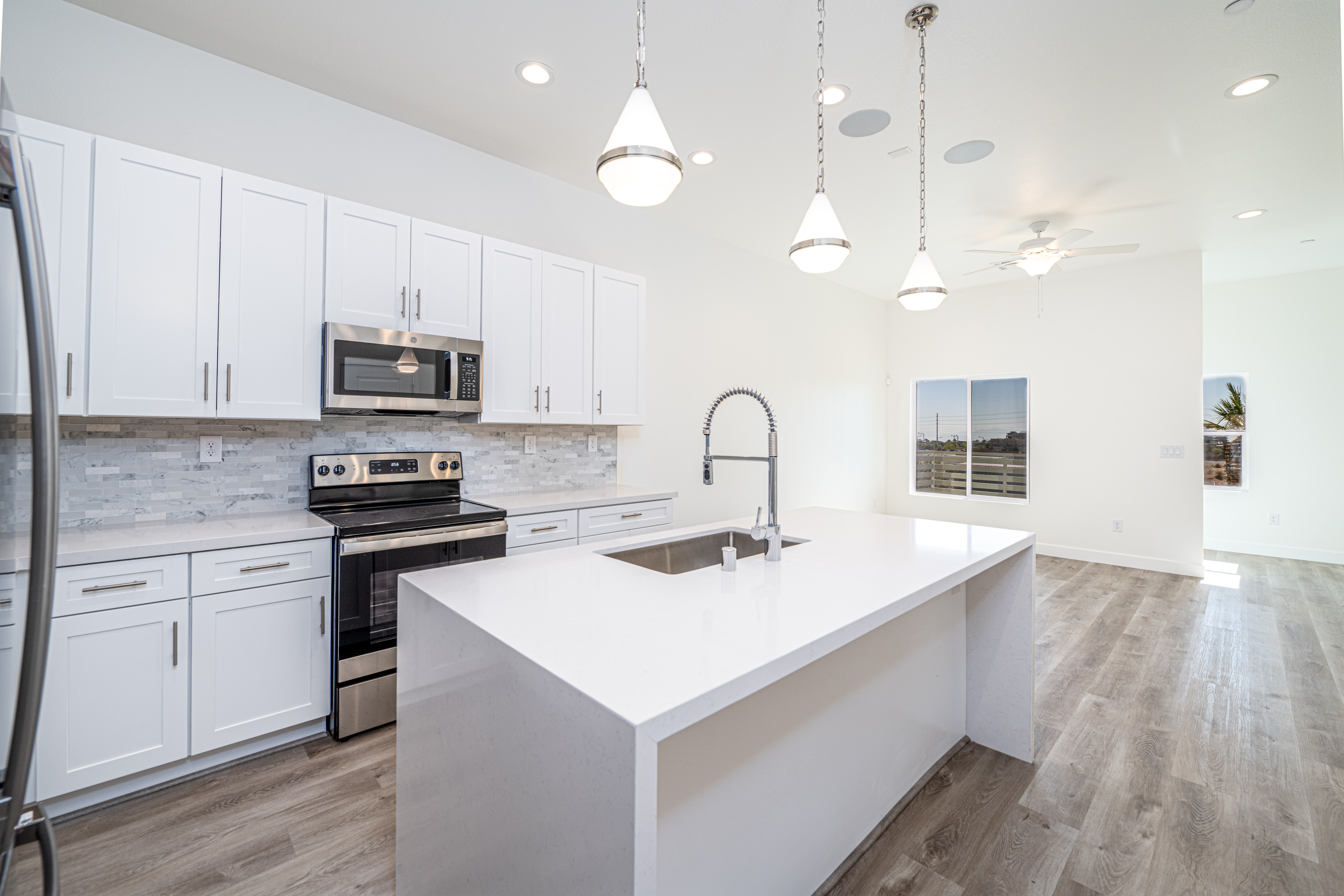 Kitchen of Unit B at Thrive by Edward Homes