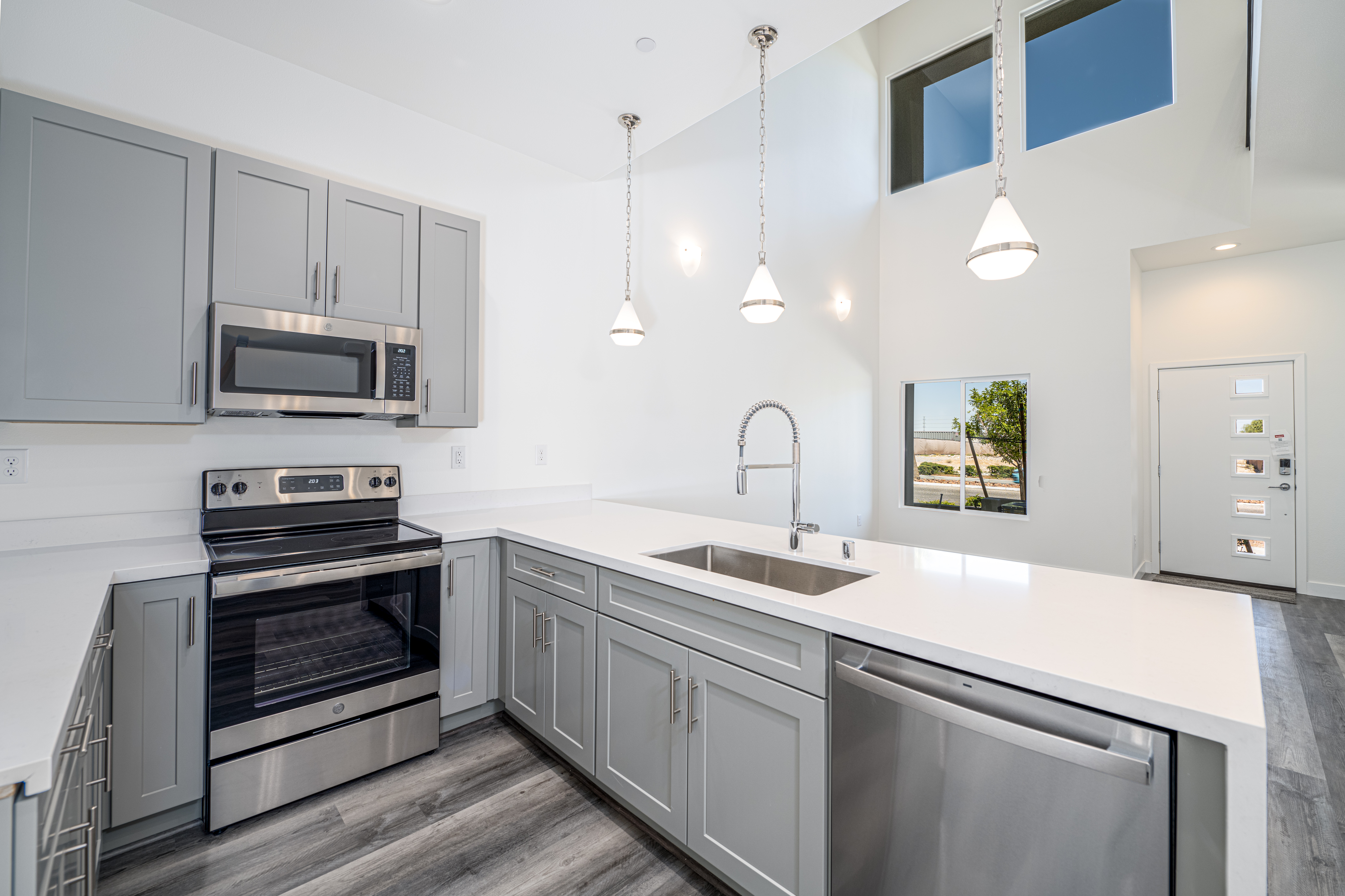 Kitchen of Unit A at Thrive by Edward Homes