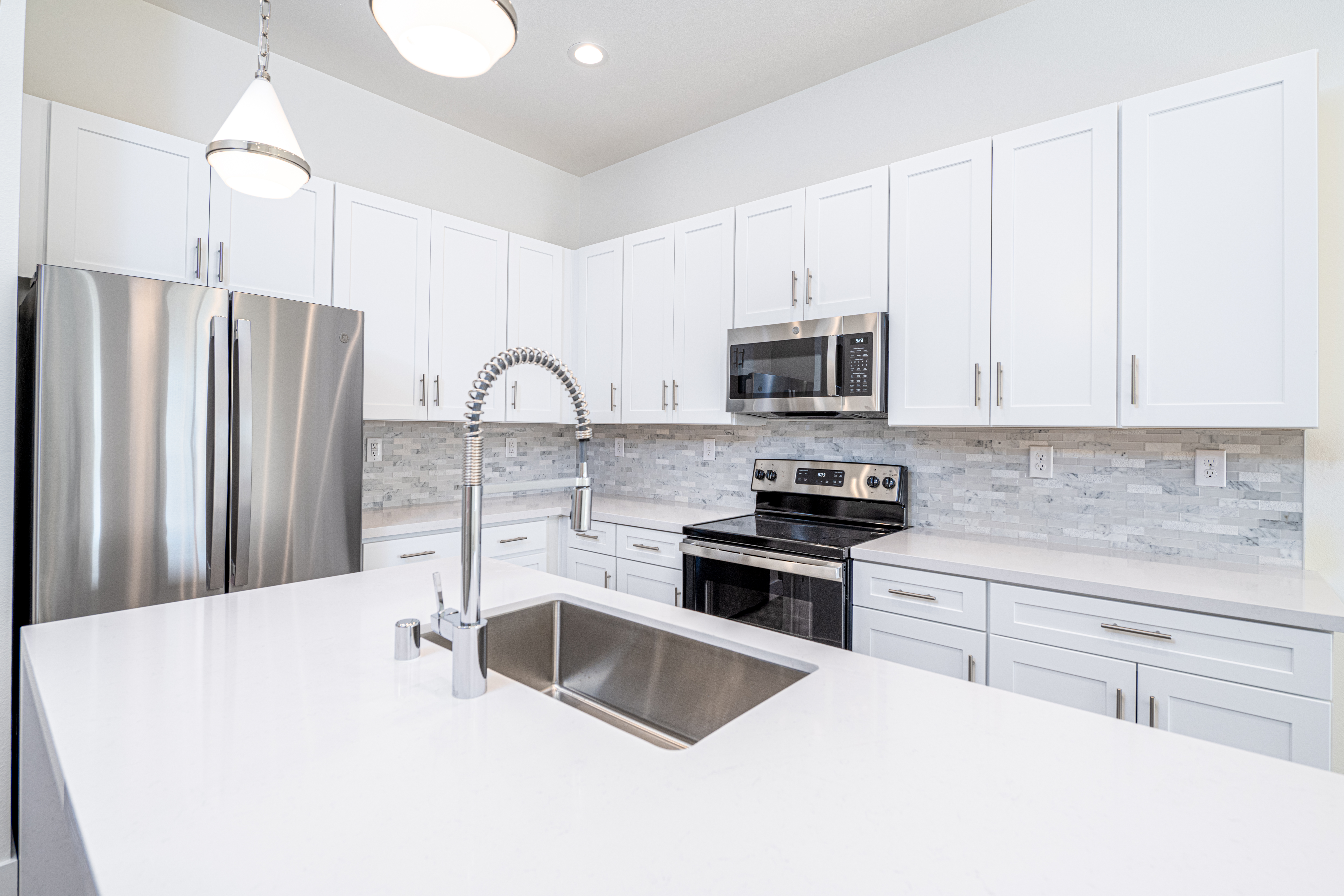 Kitchen of Unit B at Thrive by Edward Homes