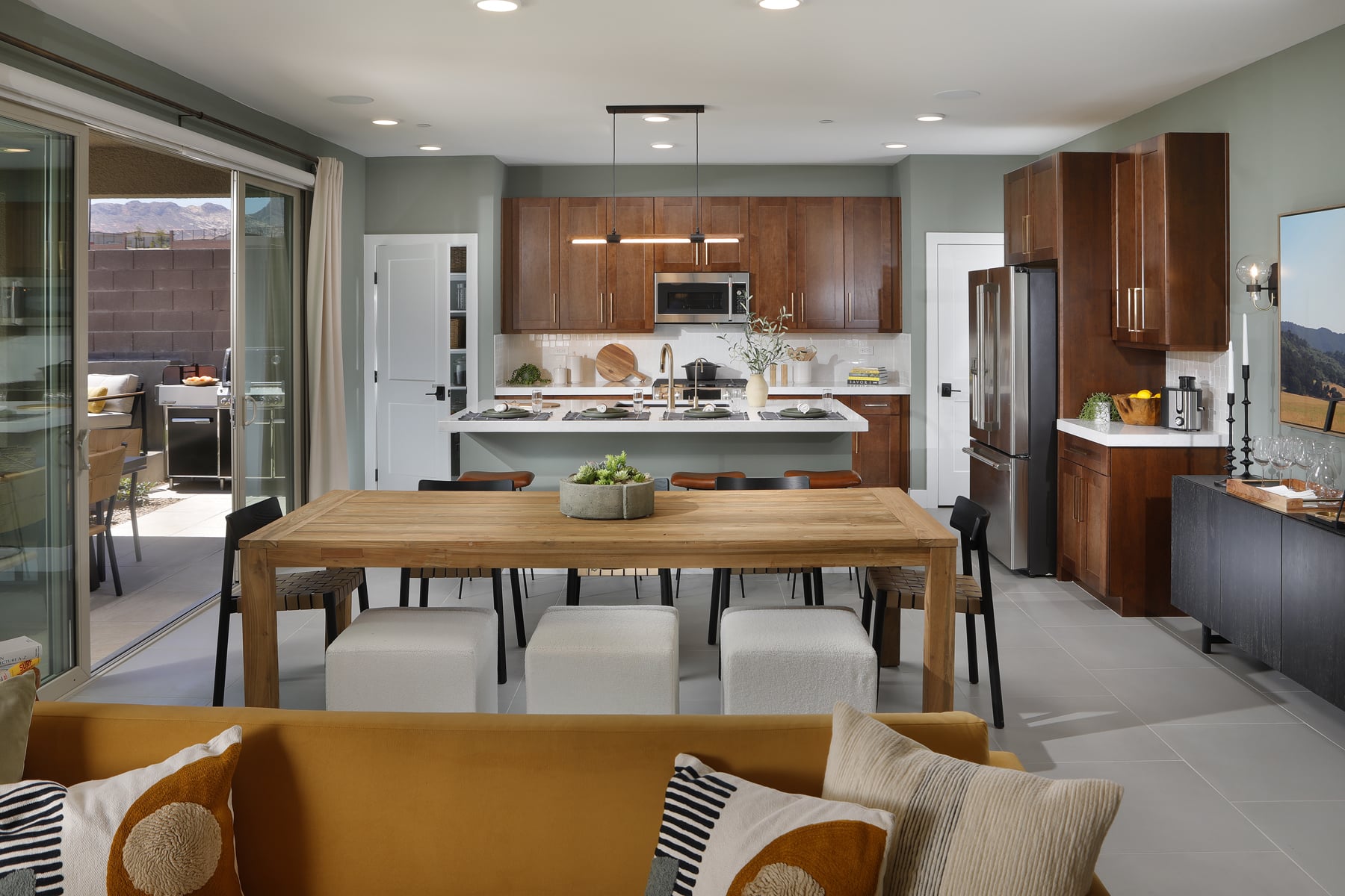 Kitchen of Plan 1 at Arroyos Edge by Tri Pointe Homes