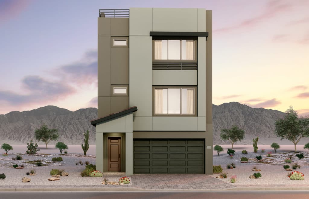 Front Elevation A of Carson Model at Blacktail by Pulte