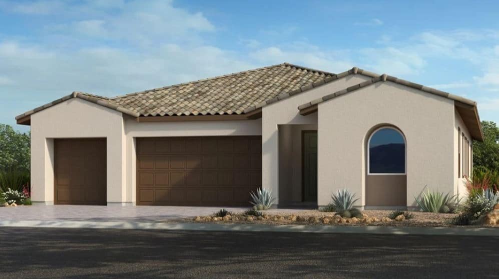 Front Elevation A of Sunflower Model at Castellana by Taylor Morrison