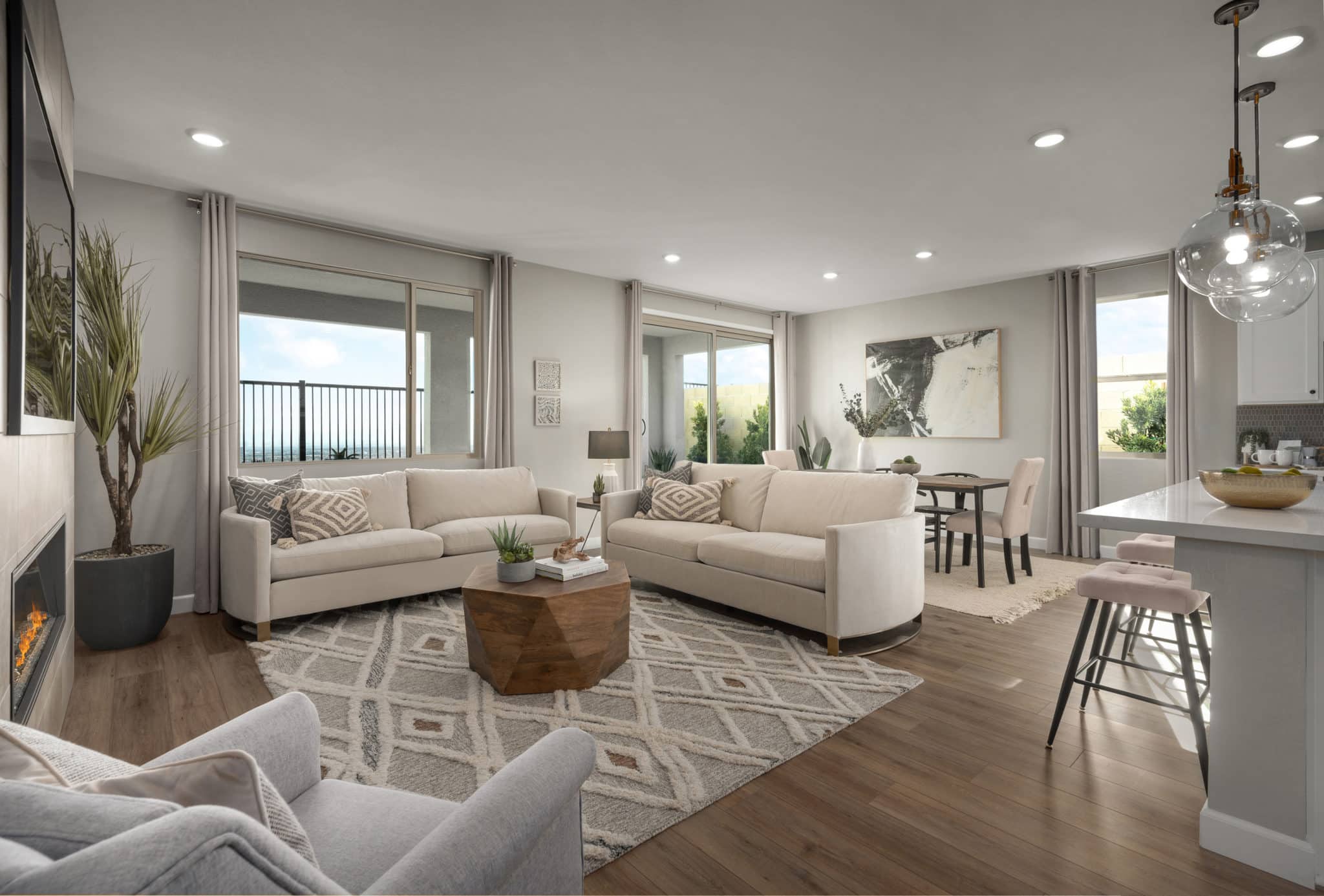 Living Room of Plan 2466 at Nighthawk by KB Home