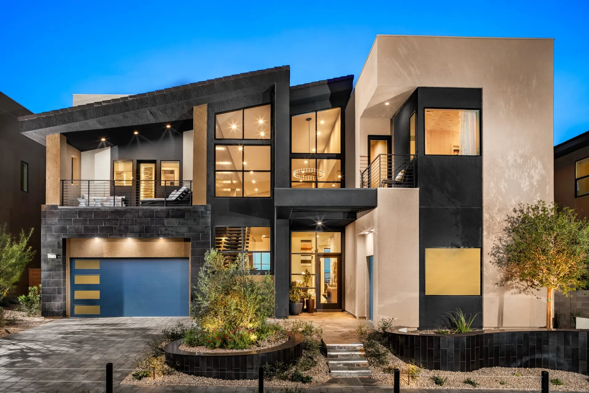 Front Elevation of Oak Creek in Sky View Collection in Mesa Ridge by Toll Brothers in The Mesa in Summerlin