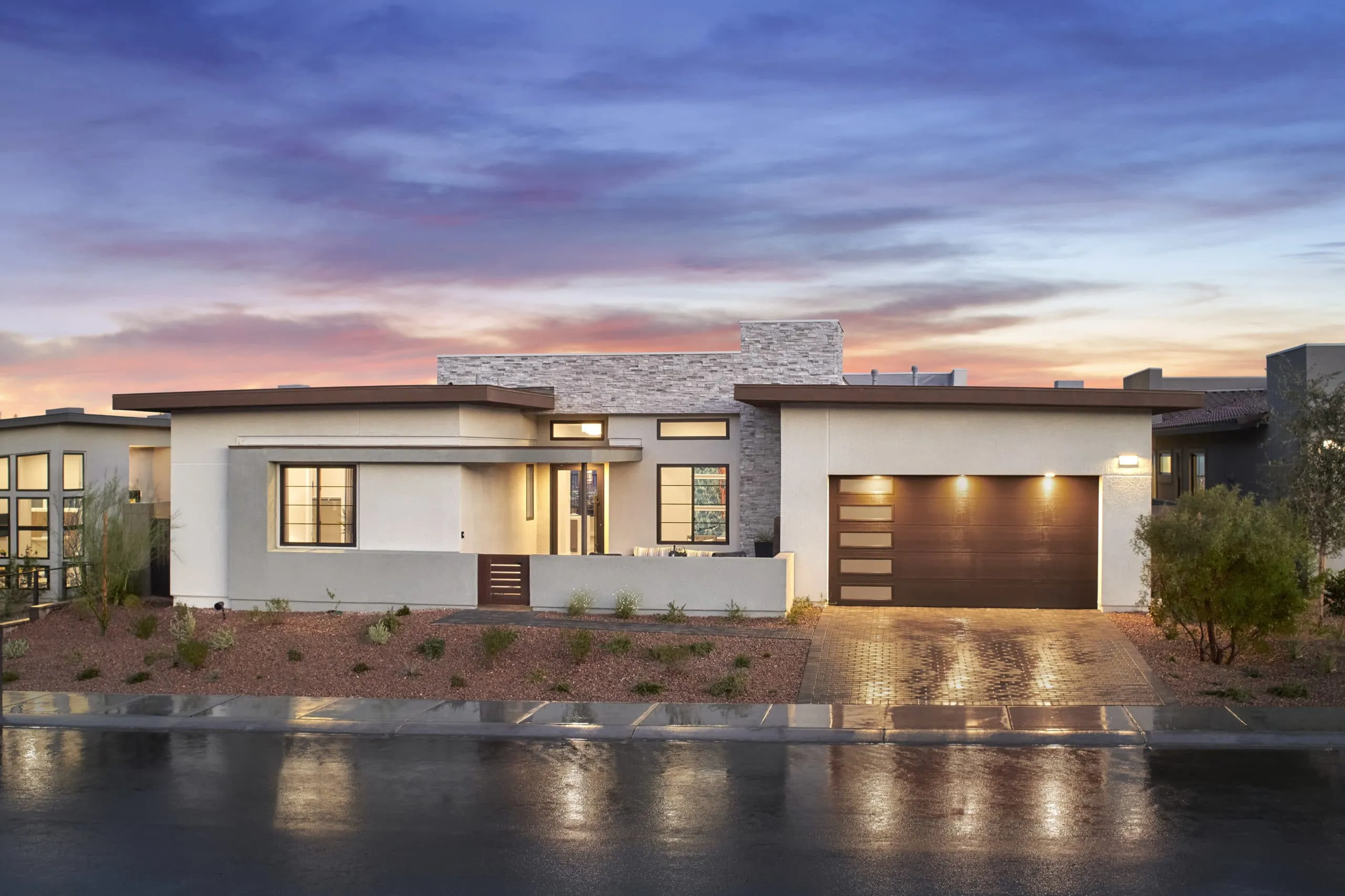 Front Exterior of Plan 1 at Overlook by Tri Pointe