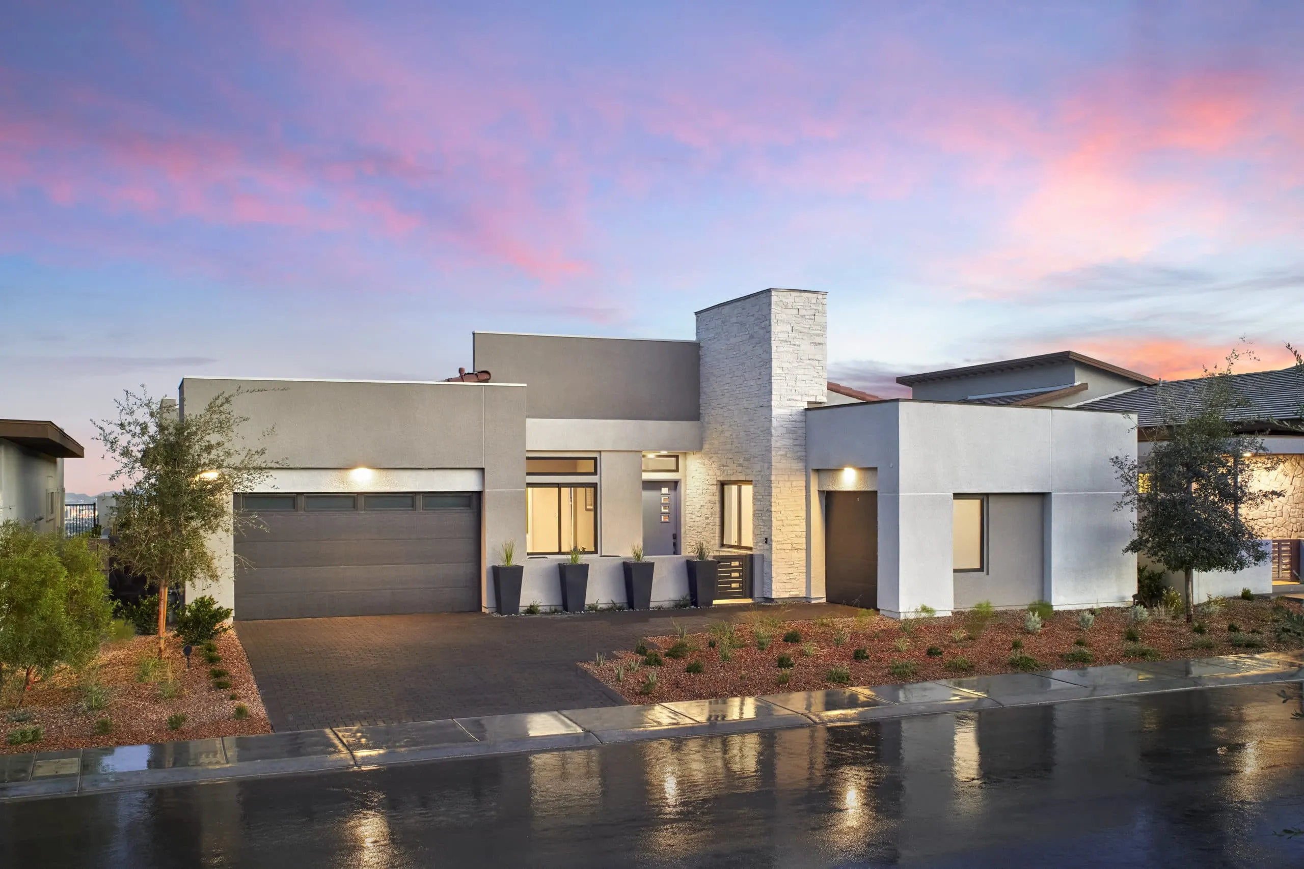 Front Exterior of Plan 2 at Overlook by Tri Pointe