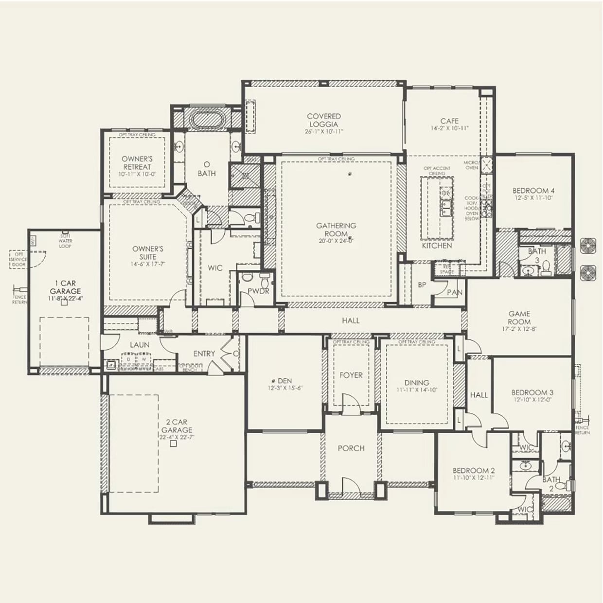 Floorplan of Royalty Model at Ascension by Pulte Homes