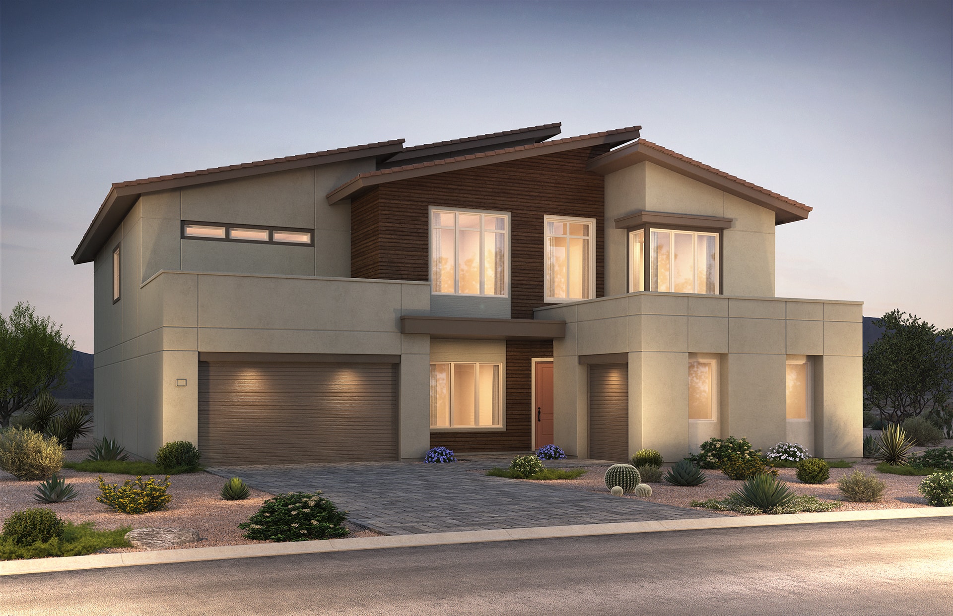 Front Elevation C of Vittoria Model at Ascension by Pulte Homes