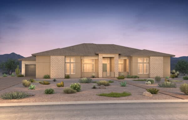 Front Elevation A of Kingsgate Model at Ascension by Pulte Homes