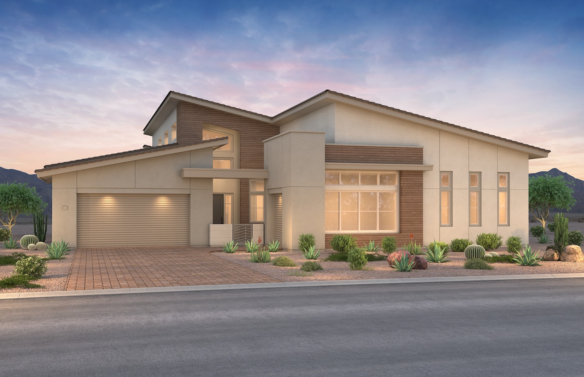 Front Elevation C of Luminary Model at Ascension by Pulte Homes