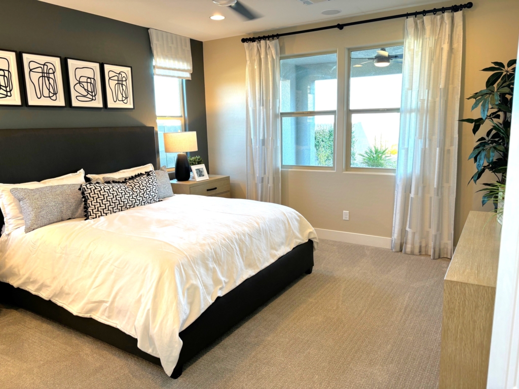 Primary Bedroom of Maple Model at Osprey Ridge by Richmond American Homes