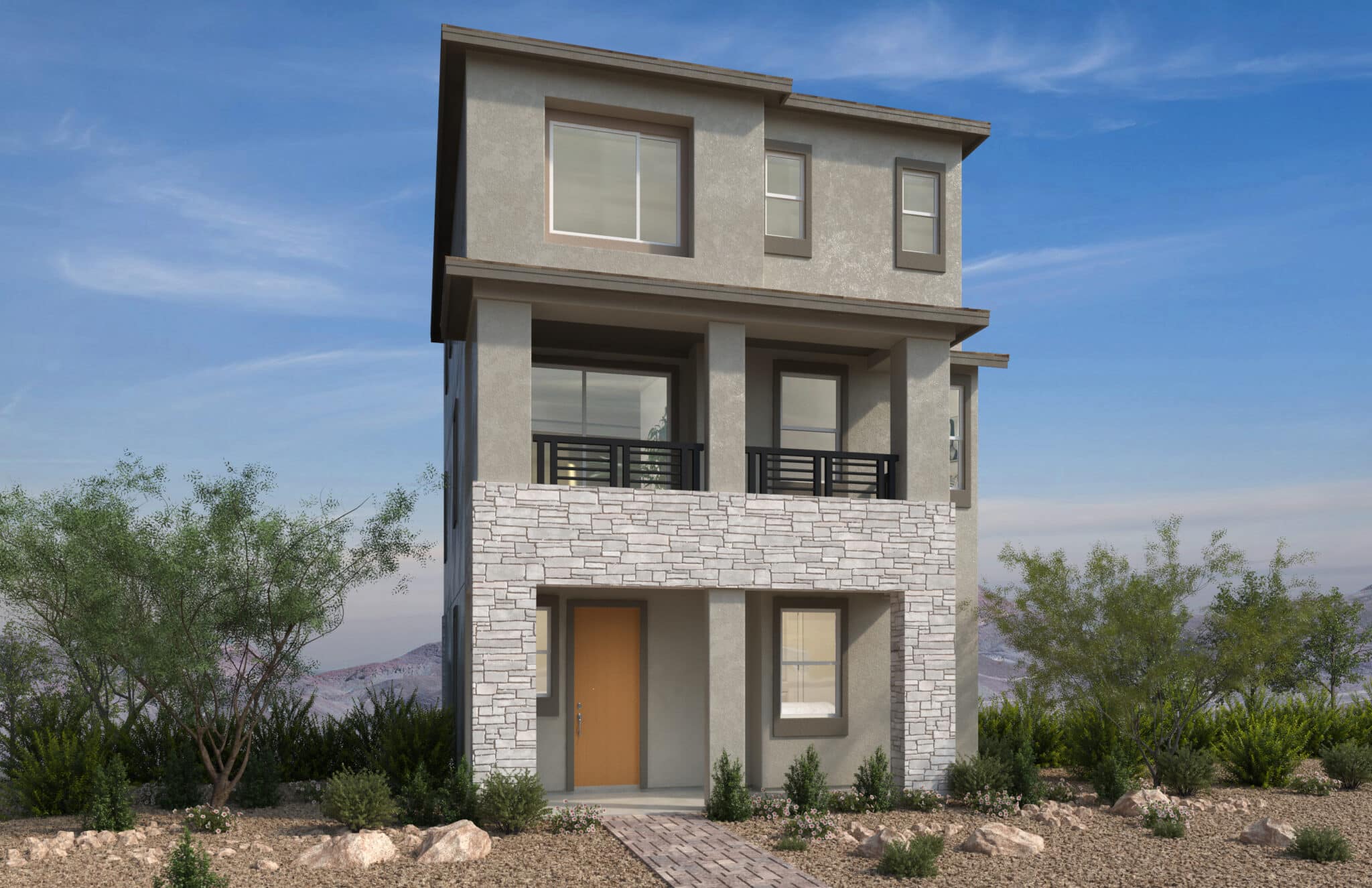 Elevation B of Plan 2226 at Quail Cove by KB Home