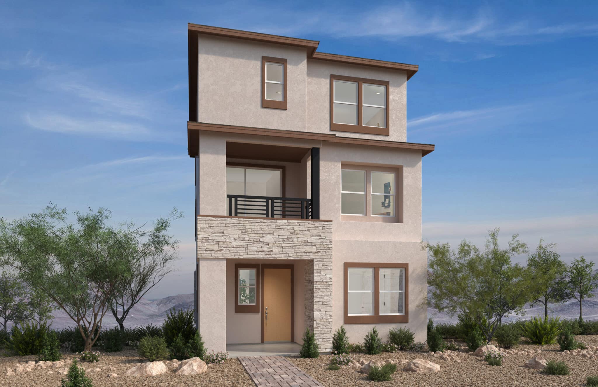 Elevation B of Plan 2302 at Quail Cove by KB Home