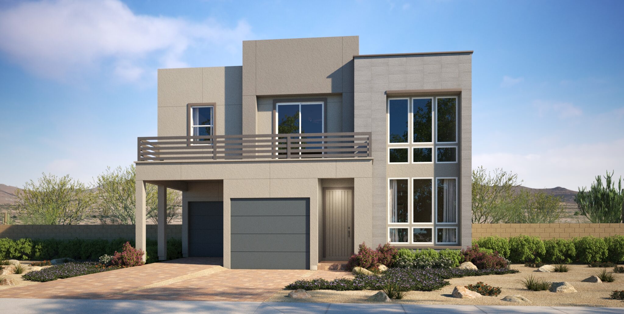Elevation C of Sage Plan 2 at Vireo by Woodside Homes