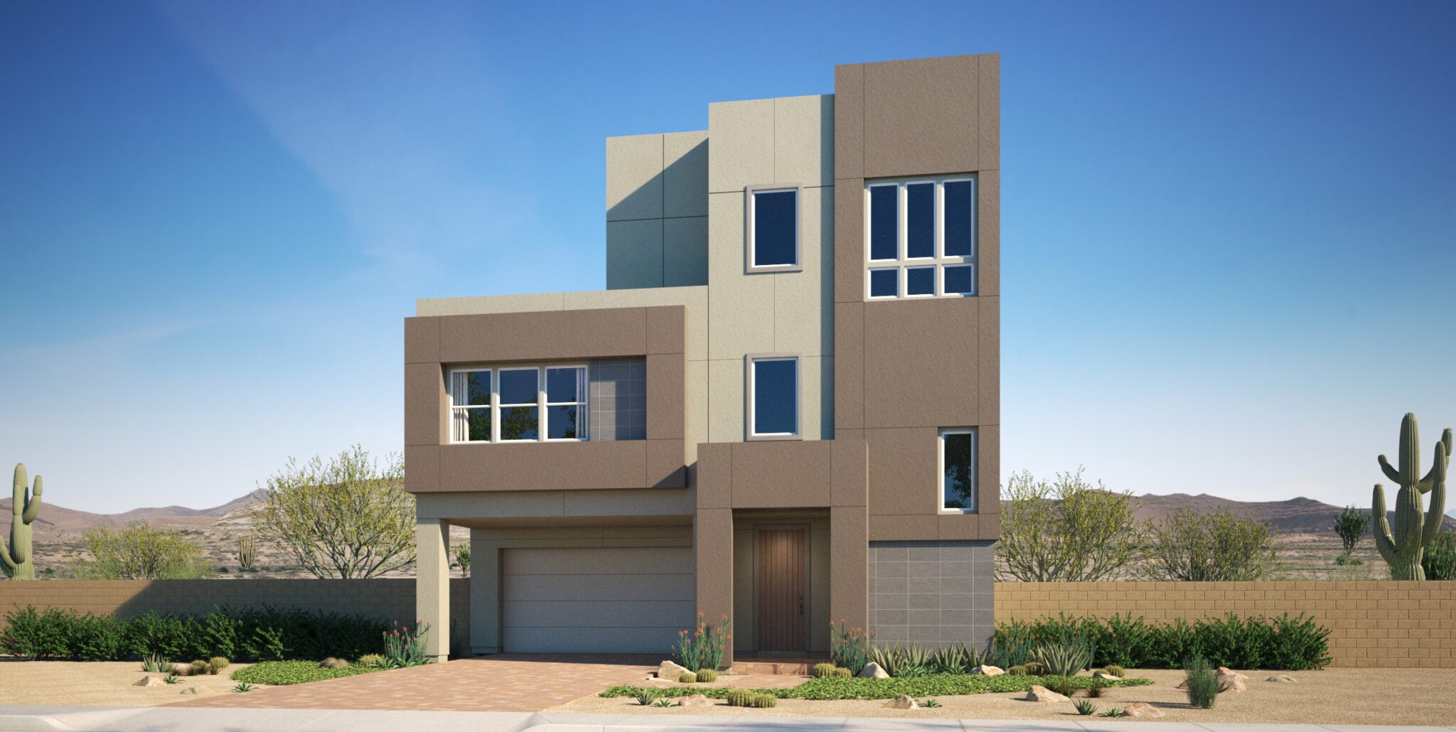 Elevation C of Acacia Plan 3 at Vireo by Woodside Homes